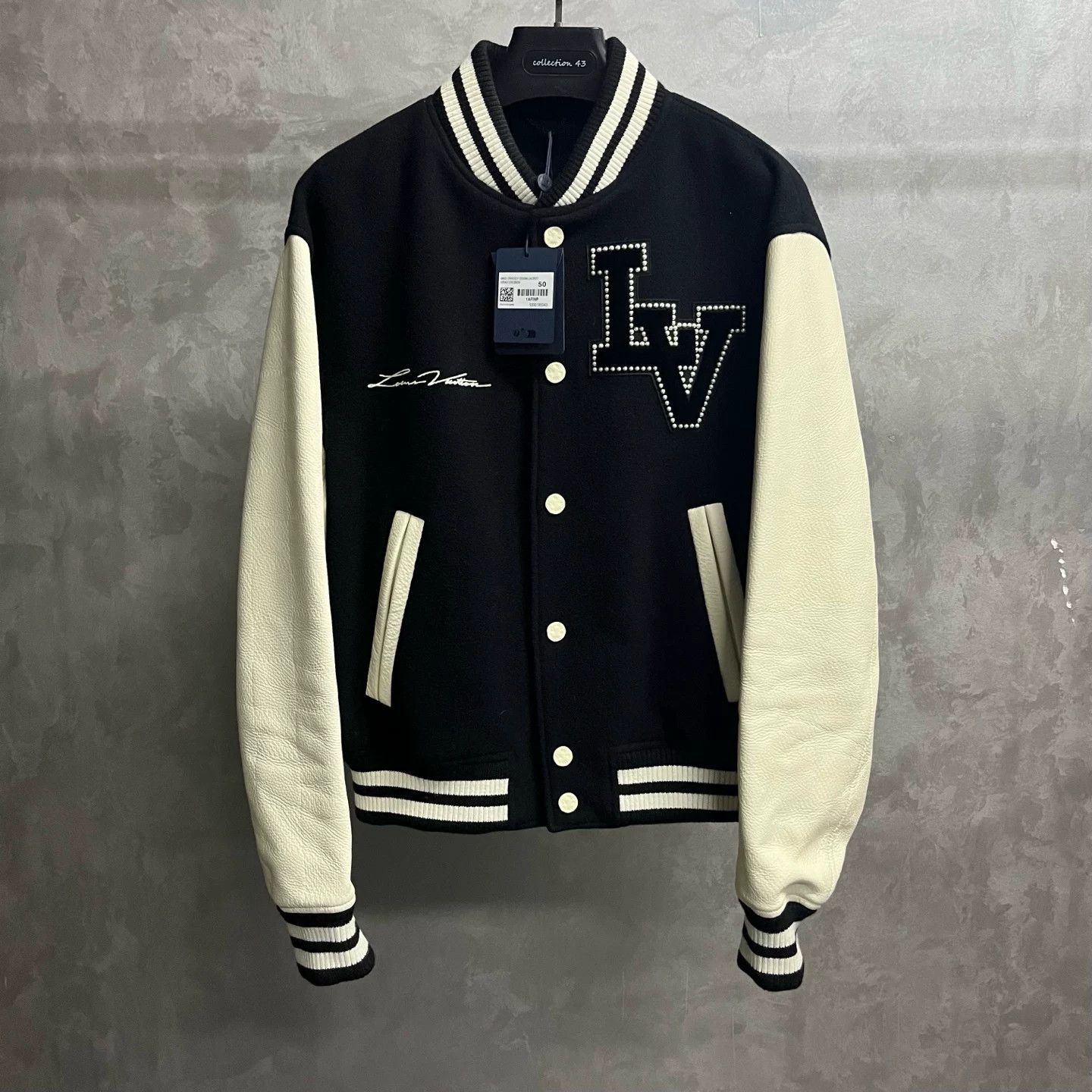 Louis Vuitton Louis Vuitton Logo Print Varsity Jacket 50 Size US M / EU 48-50 / 2 - 2 Thumbnail