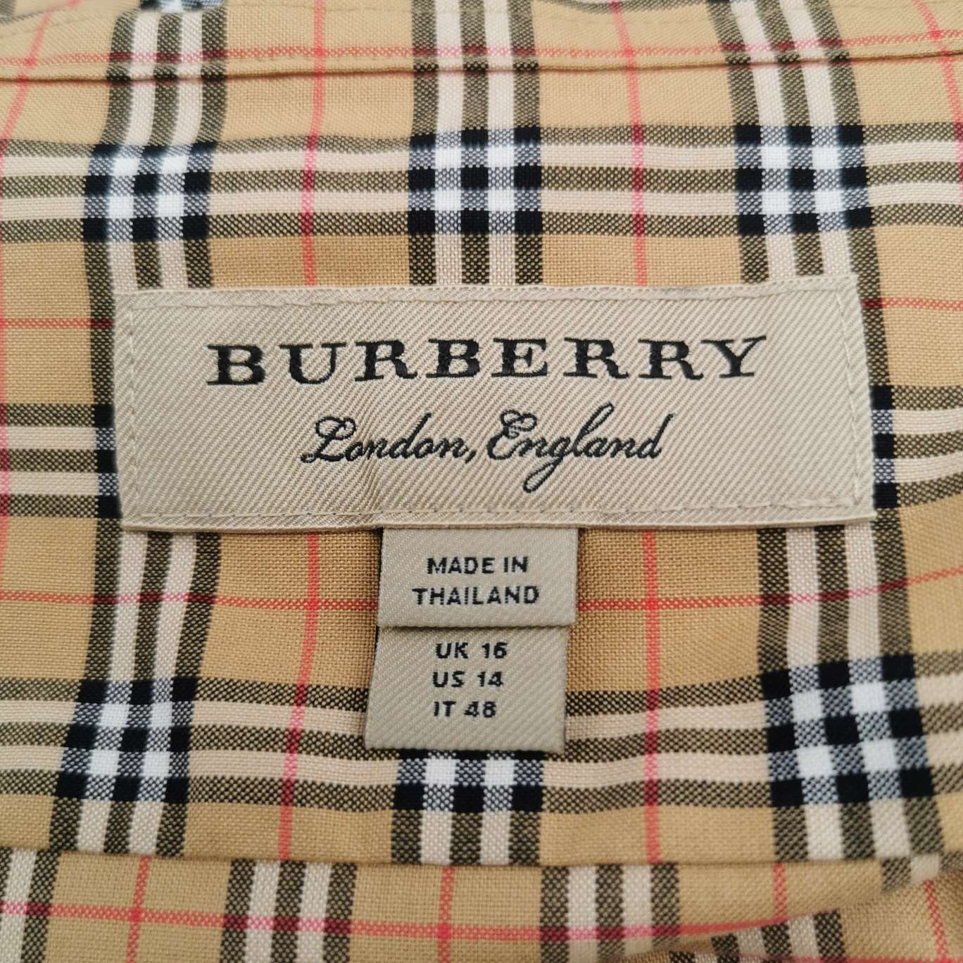Burberry Burberry Women xl Button Ups Size XL / US 12-14 / IT 48-50 - 4 Thumbnail