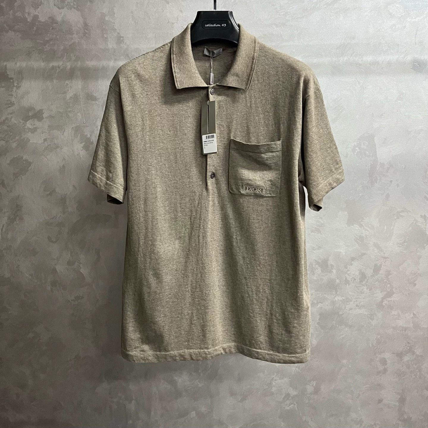 Dior Dior Embroidered Knit Polo Shirt Size S Size US S / EU 44-46 / 1 - 2 Thumbnail