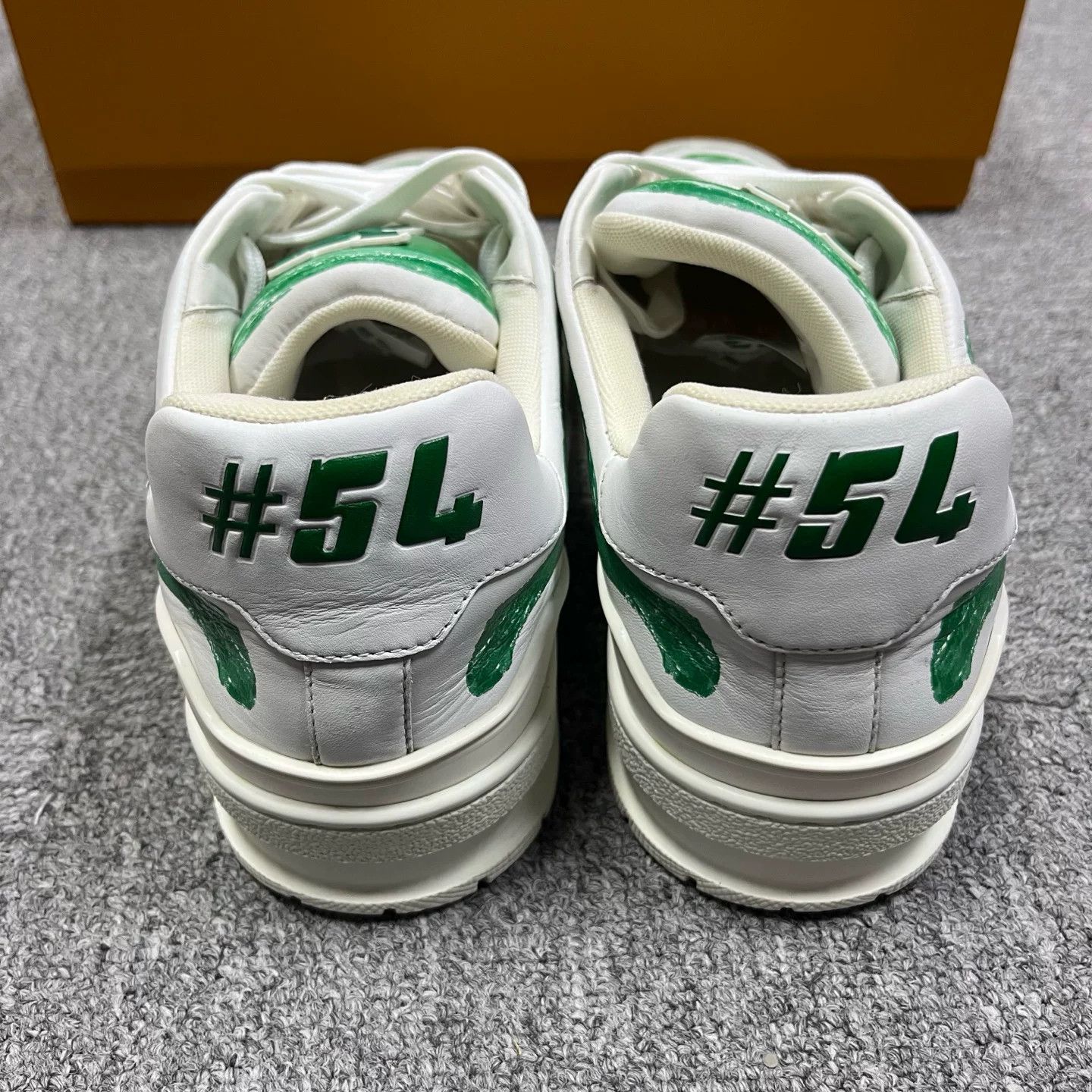 Louis Vuitton Louis Vuitton Green Graffiti Trainer Sneakers Size 8 Size US 9 / EU 42 - 5 Thumbnail