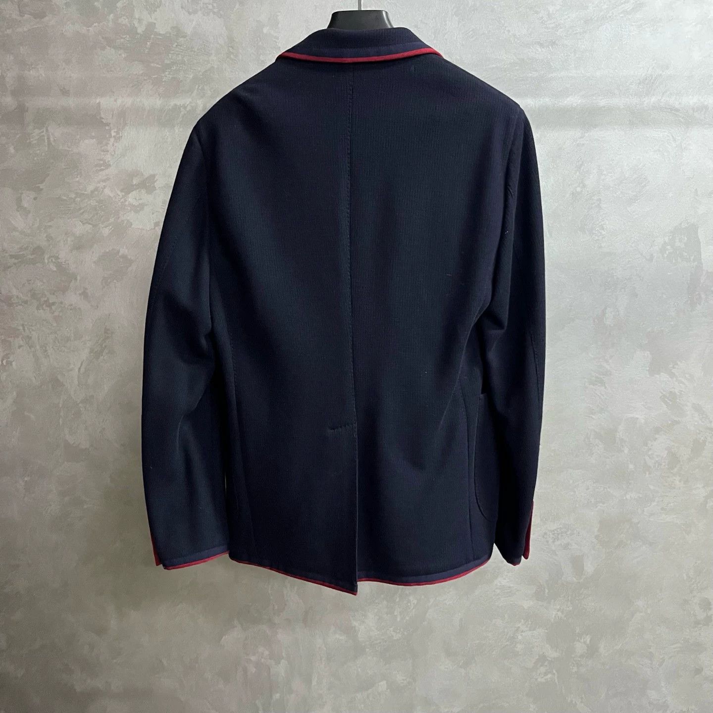 Gucci Gucci Wool Blend Red Trim Blazer 38R Size 38R - 6 Thumbnail