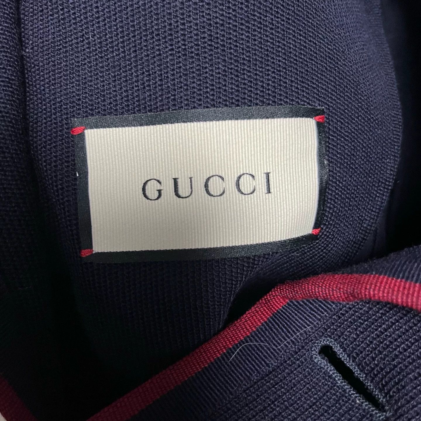 Gucci Gucci Wool Blend Red Trim Blazer 38R Size 38R - 5 Thumbnail