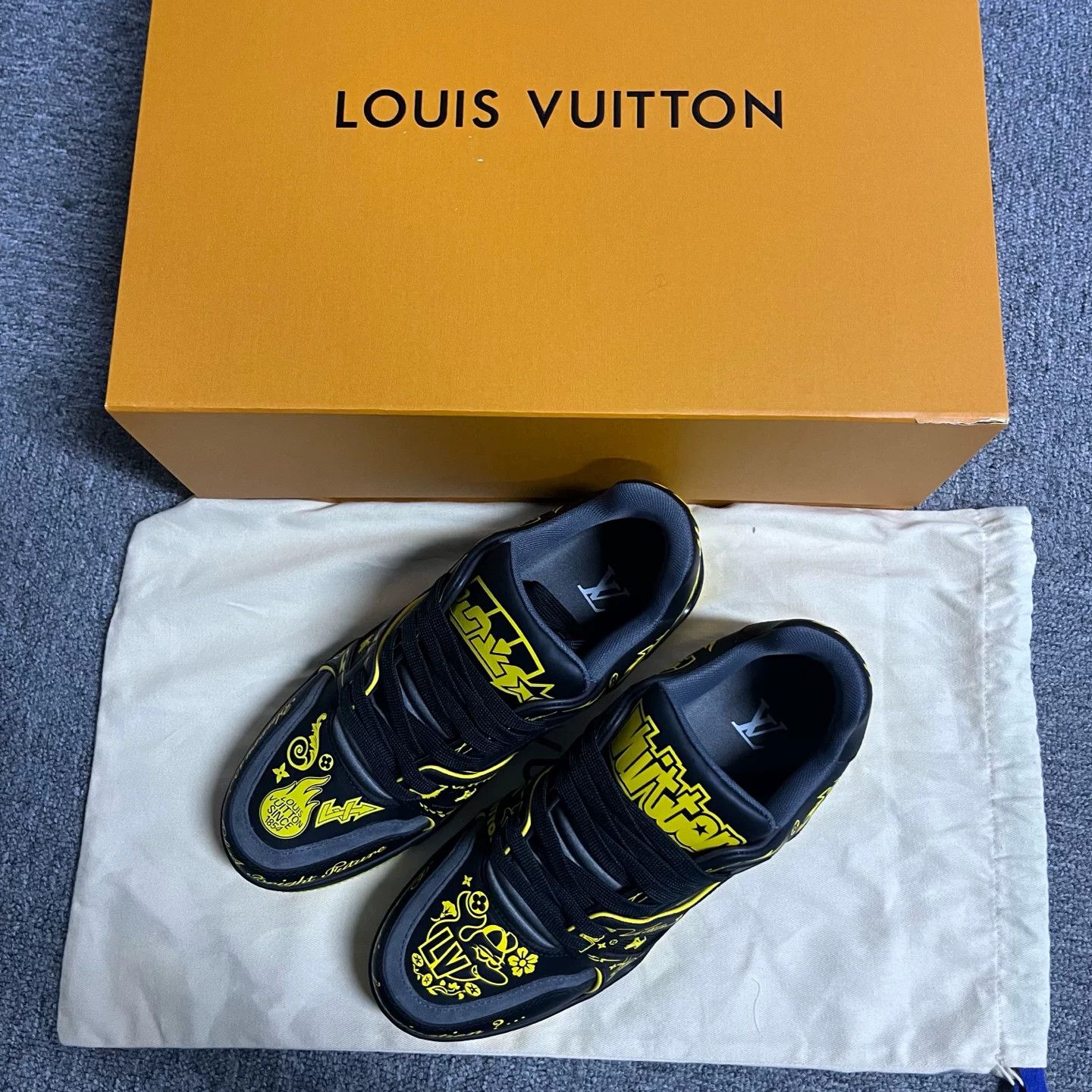 Louis Vuitton Louis Vuitton Graphic LV Trainer Sneakers 6 Size US 7 / EU 40 - 2 Thumbnail