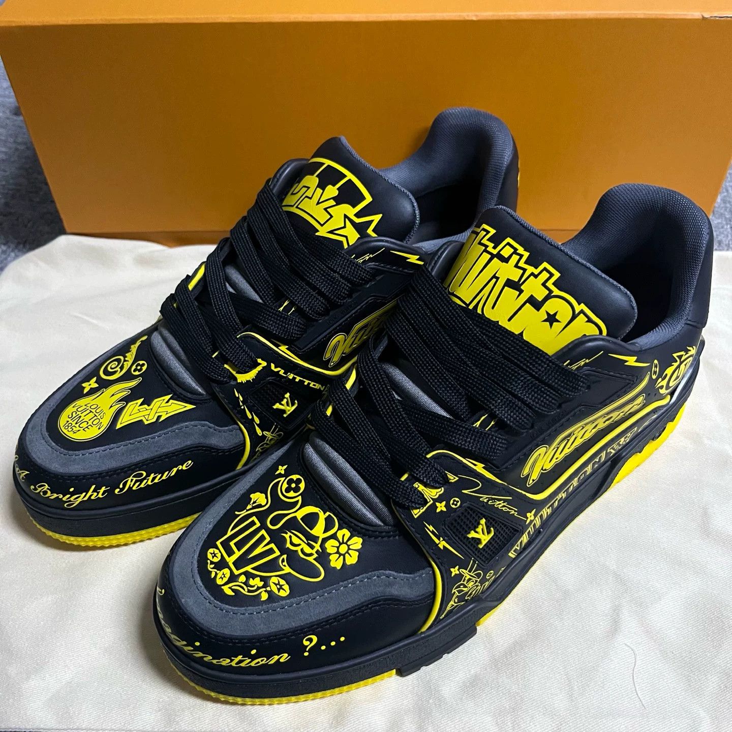 Louis Vuitton Louis Vuitton Graphic LV Trainer Sneakers 6 Size US 7 / EU 40 - 3 Thumbnail