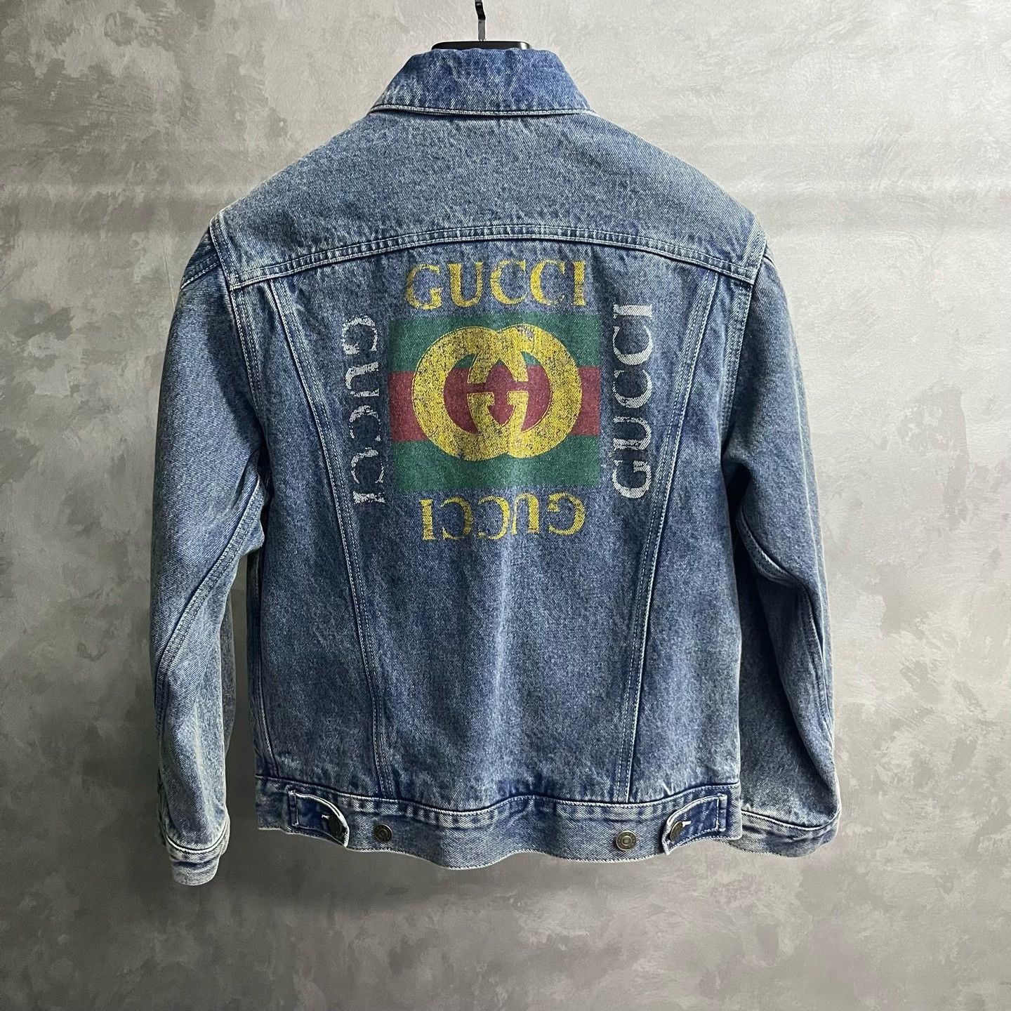 Gucci Gucci Spiritismo Logo Denim Jacket 44 Size US S / EU 44-46 / 1 - 6 Thumbnail