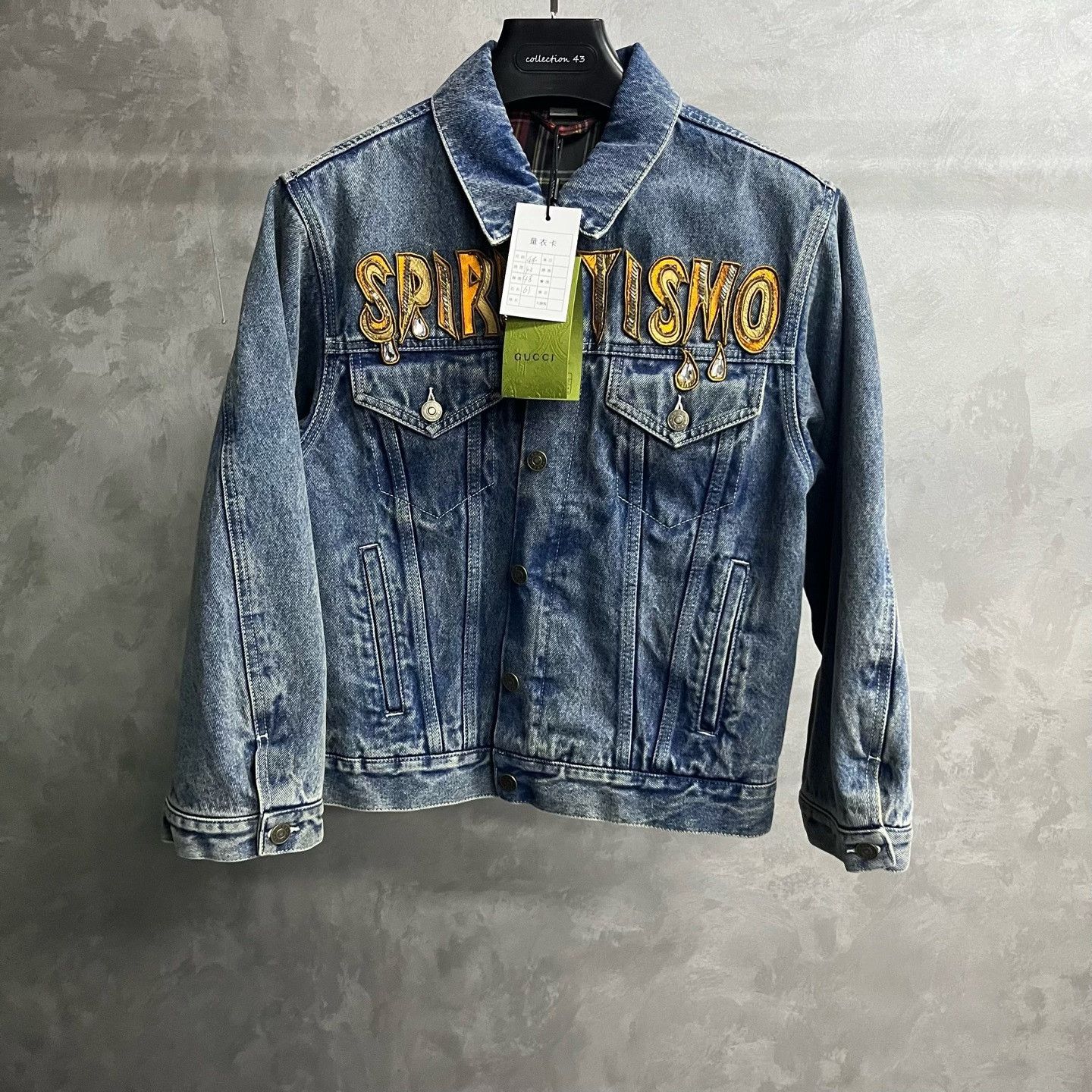 Gucci Gucci Spiritismo Logo Denim Jacket 44 Size US S / EU 44-46 / 1 - 2 Thumbnail