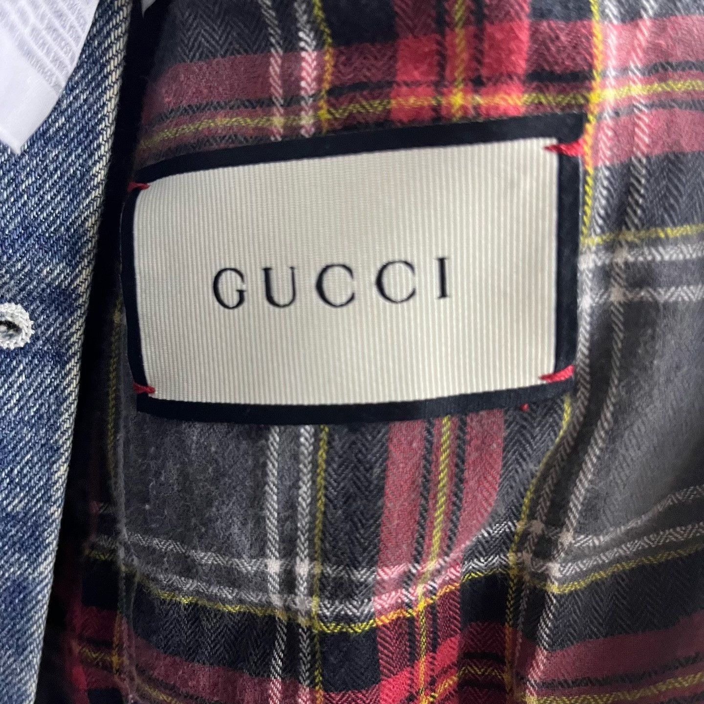 Gucci Gucci Spiritismo Logo Denim Jacket 44 Size US S / EU 44-46 / 1 - 5 Thumbnail