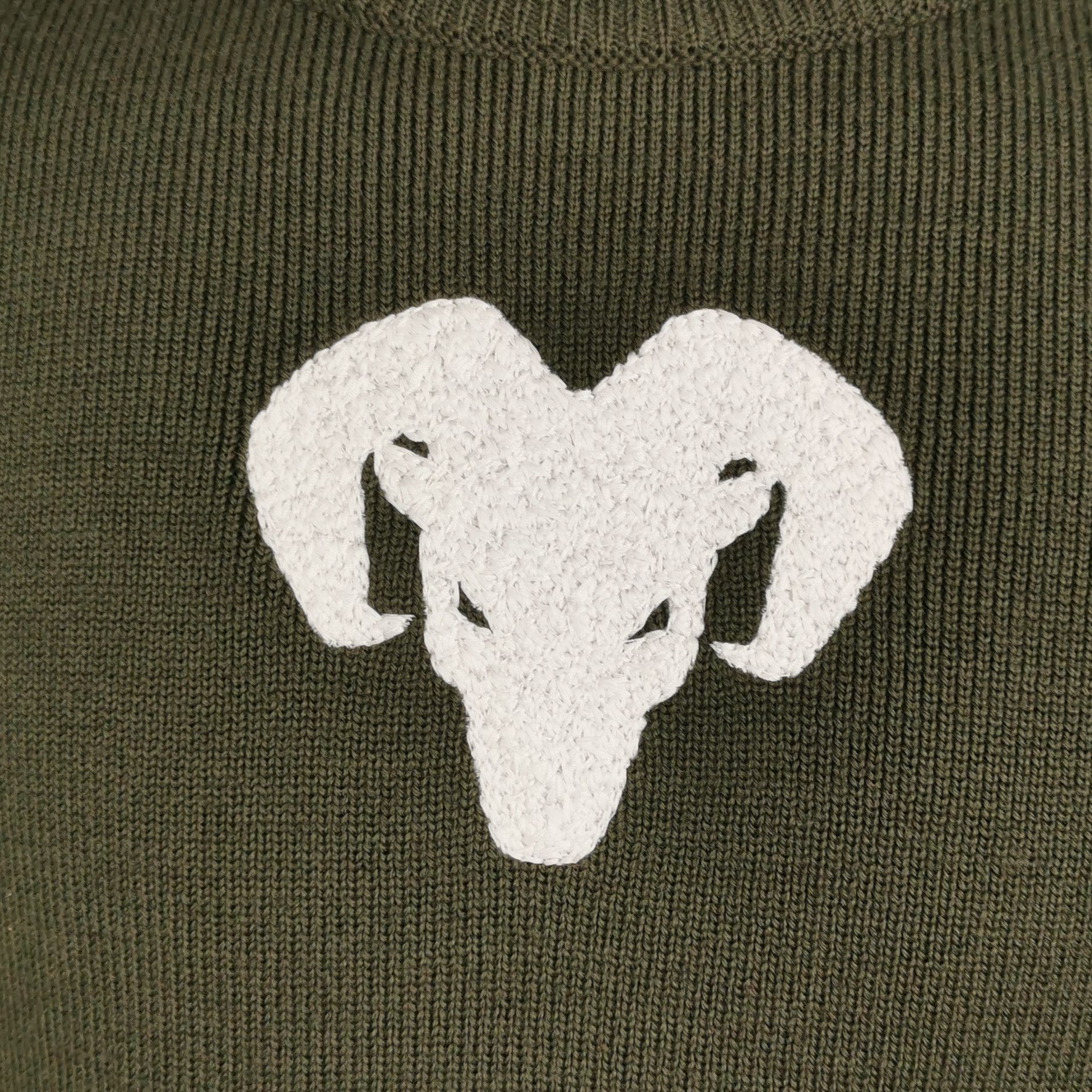 Maison Margiela Maison Margiela Ram Motif Wool Sweater M Size US M / EU 48-50 / 2 - 3 Thumbnail
