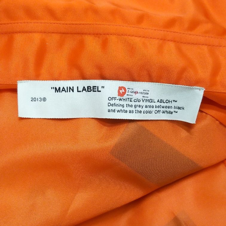 Off-White Off-White Pixel Arrow Logo Orange Shirt Size S Size US S / EU 44-46 / 1 - 7 Thumbnail