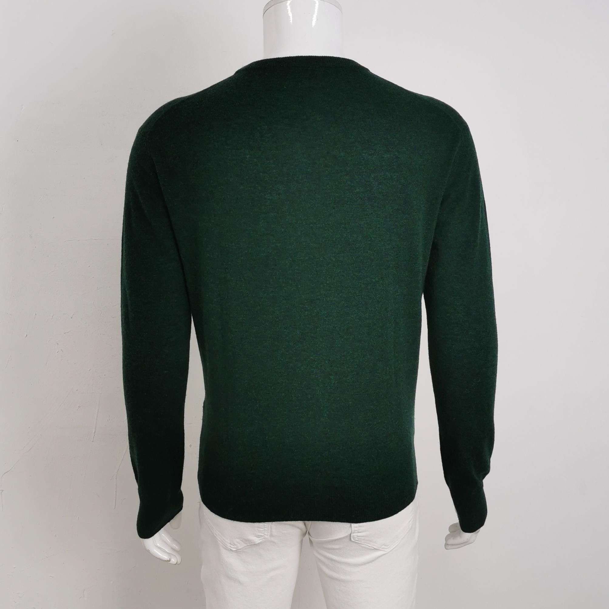 Acne Studios Acne Studios Embroidered Peach Wool Sweater Size L Size US L / EU 52-54 / 3 - 2 Thumbnail