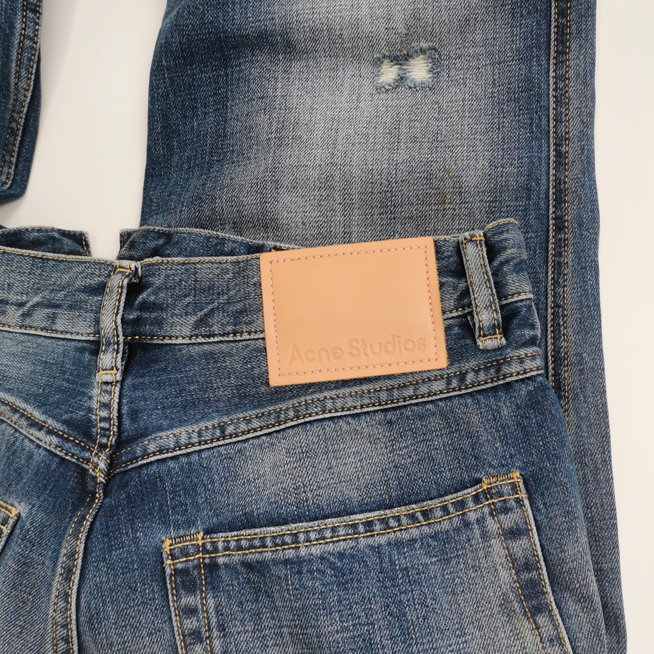 Acne Studios Acne Studios Ramone Vintage Trash Denim Jeans 32 Size US 32 / EU 48 - 3 Thumbnail