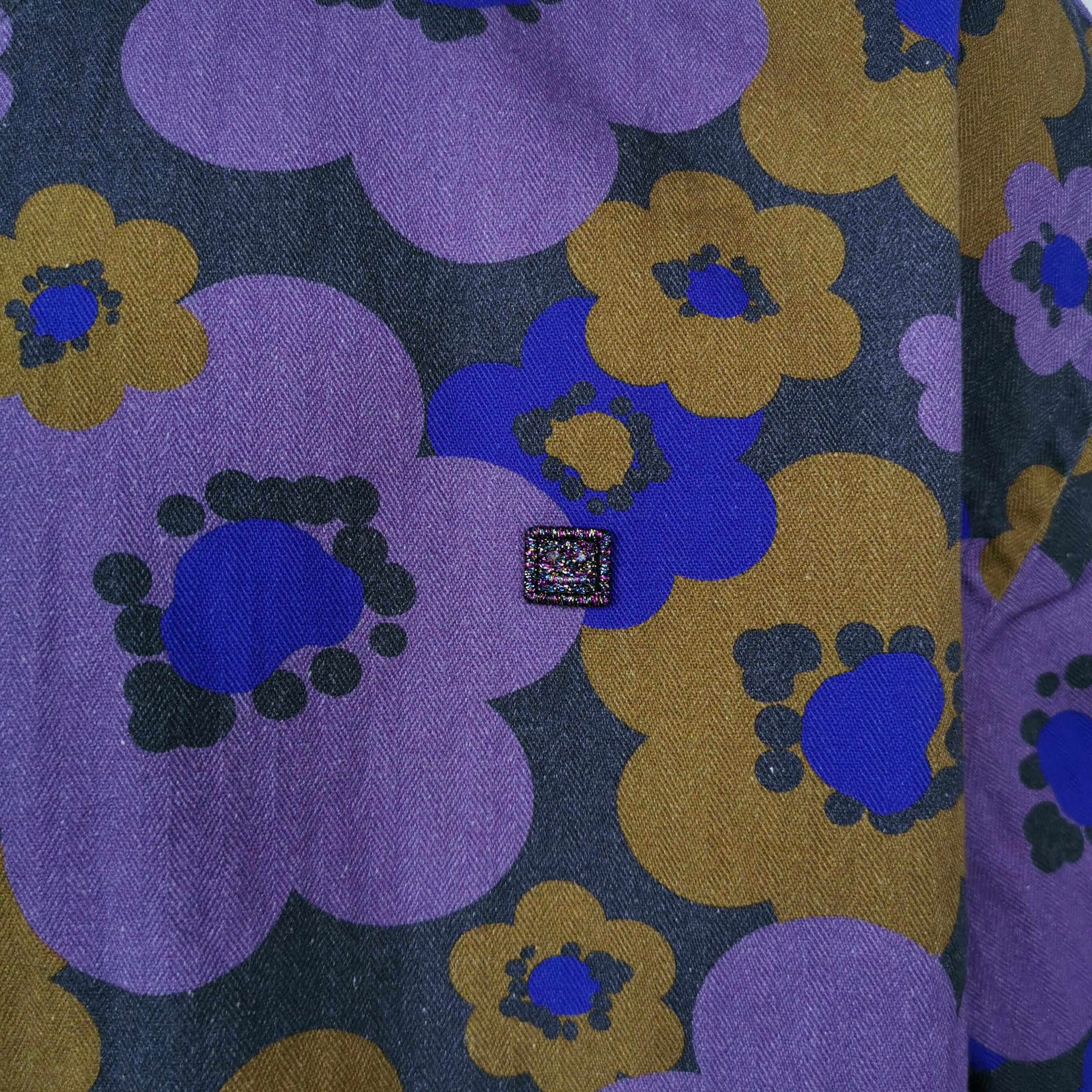 Acne Studios Acne Studios Floral Cotton Button Up Shirt S Size US S / EU 44-46 / 1 - 3 Thumbnail