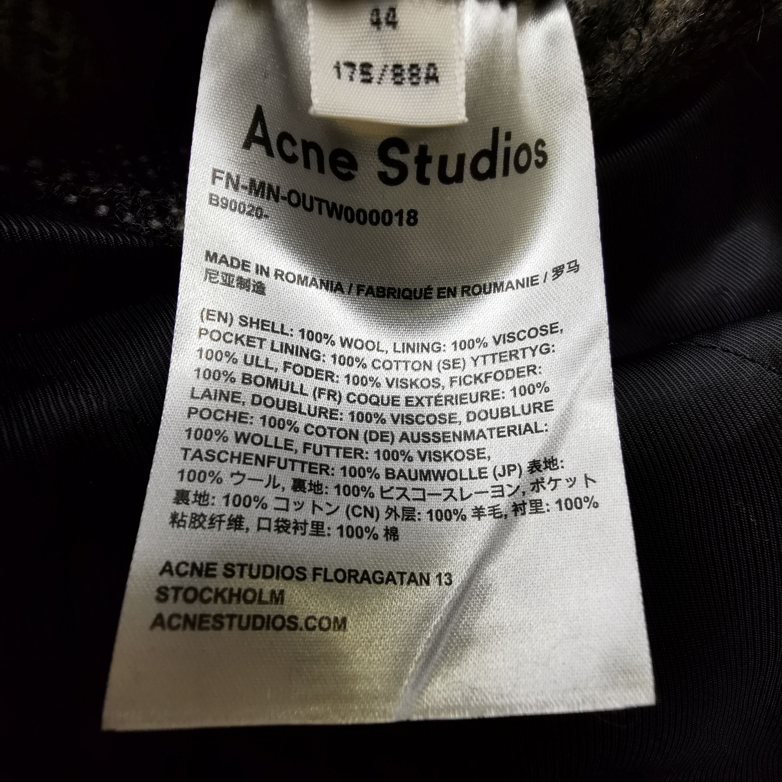 Acne Studios Acne Studios Plaid Wool Heavy Coat 44 Size US S / EU 44-46 / 1 - 5 Thumbnail