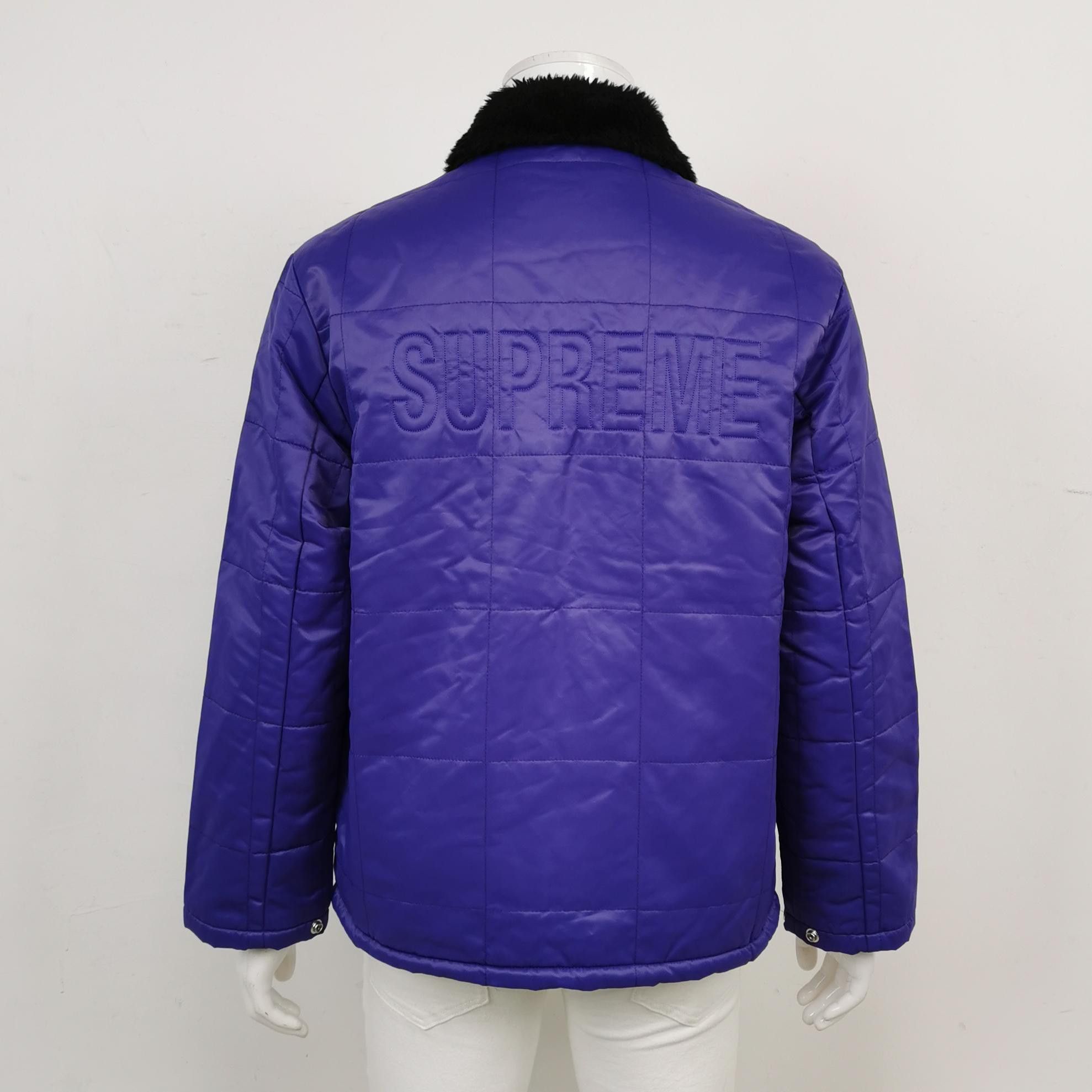 Supreme Supreme Quilted Logo Padded Jacket Size M Size US M / EU 48-50 / 2 - 2 Thumbnail