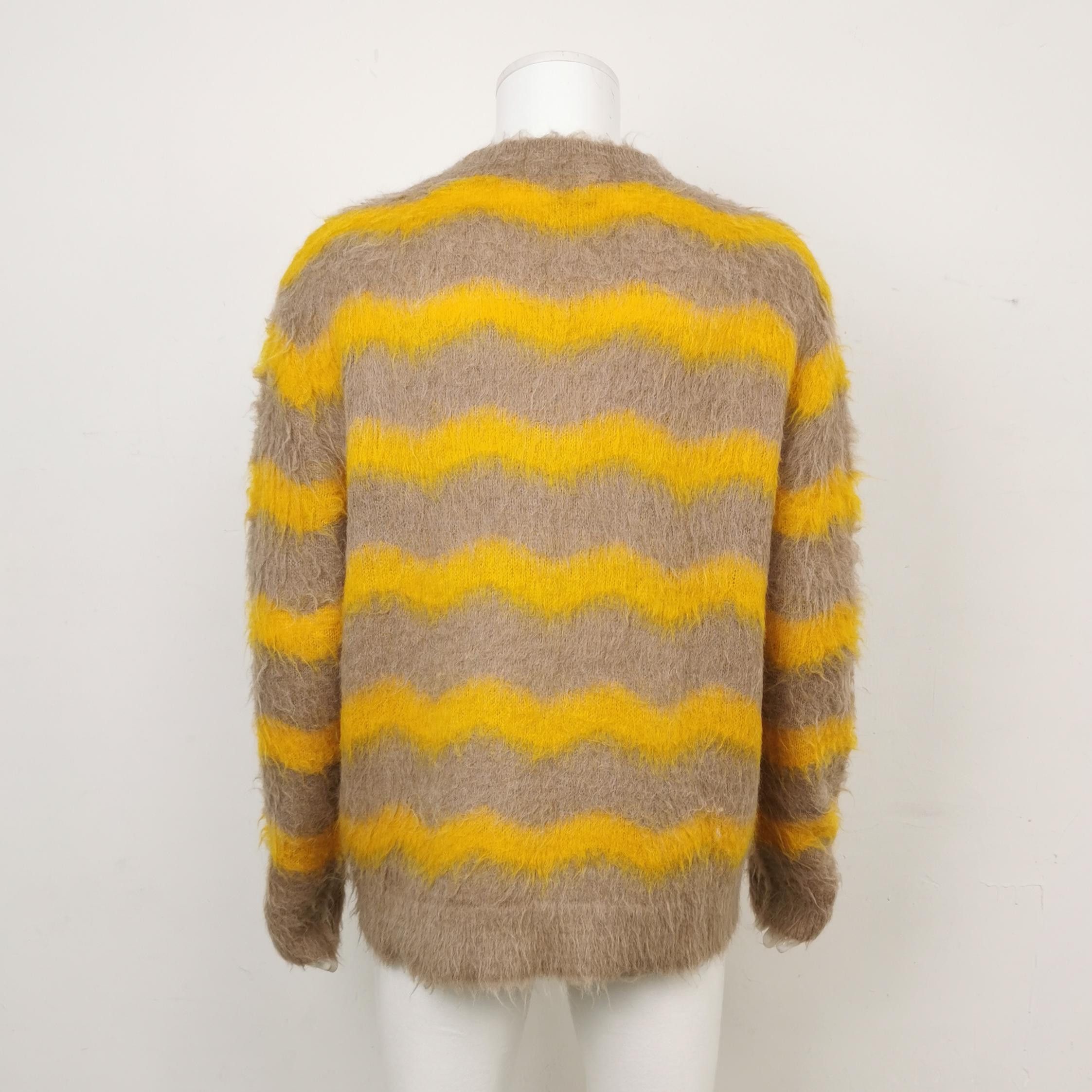 Acne Studios Acne Studios Alpaca Wool Wave Stripe Sweater L Size US L / EU 52-54 / 3 - 2 Thumbnail