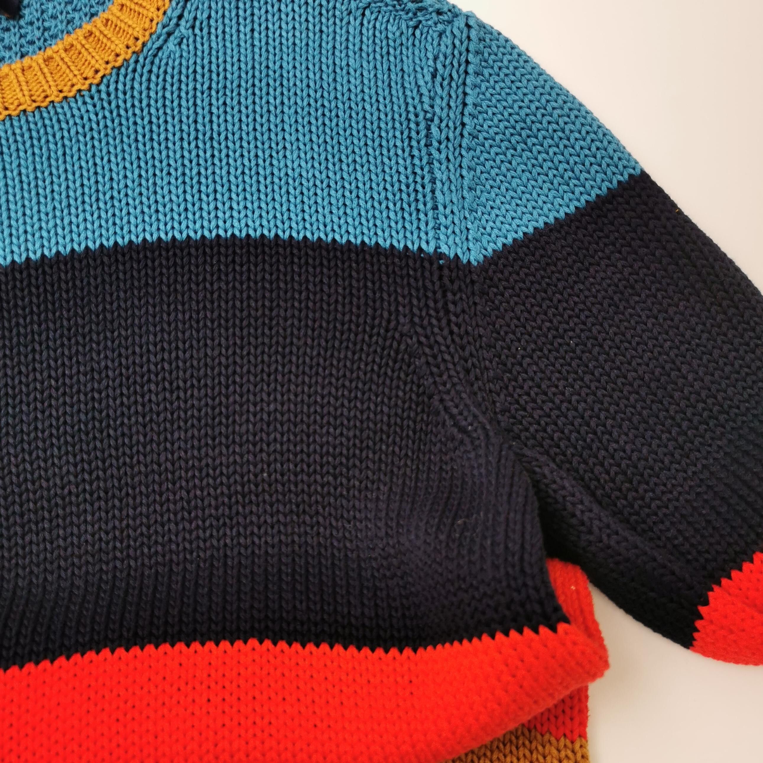 Louis Vuitton Louis Vuitton Striped Cotton Sweater XL Size US XL / EU 56 / 4 - 4 Thumbnail