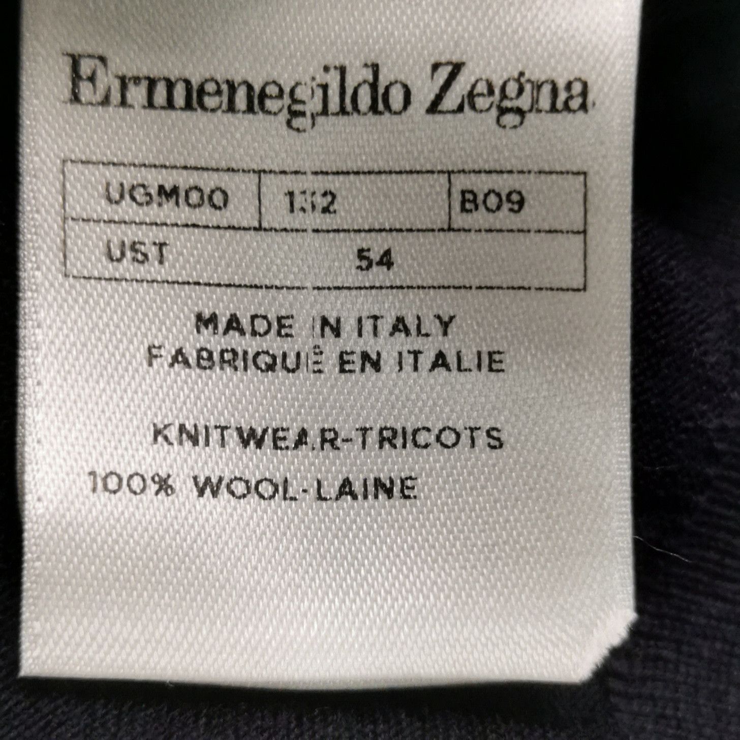 Ermenegildo Zegna Ermenegildo Zegna High Performance Wool Sweater EU 54 Size US L / EU 52-54 / 3 - 4 Thumbnail