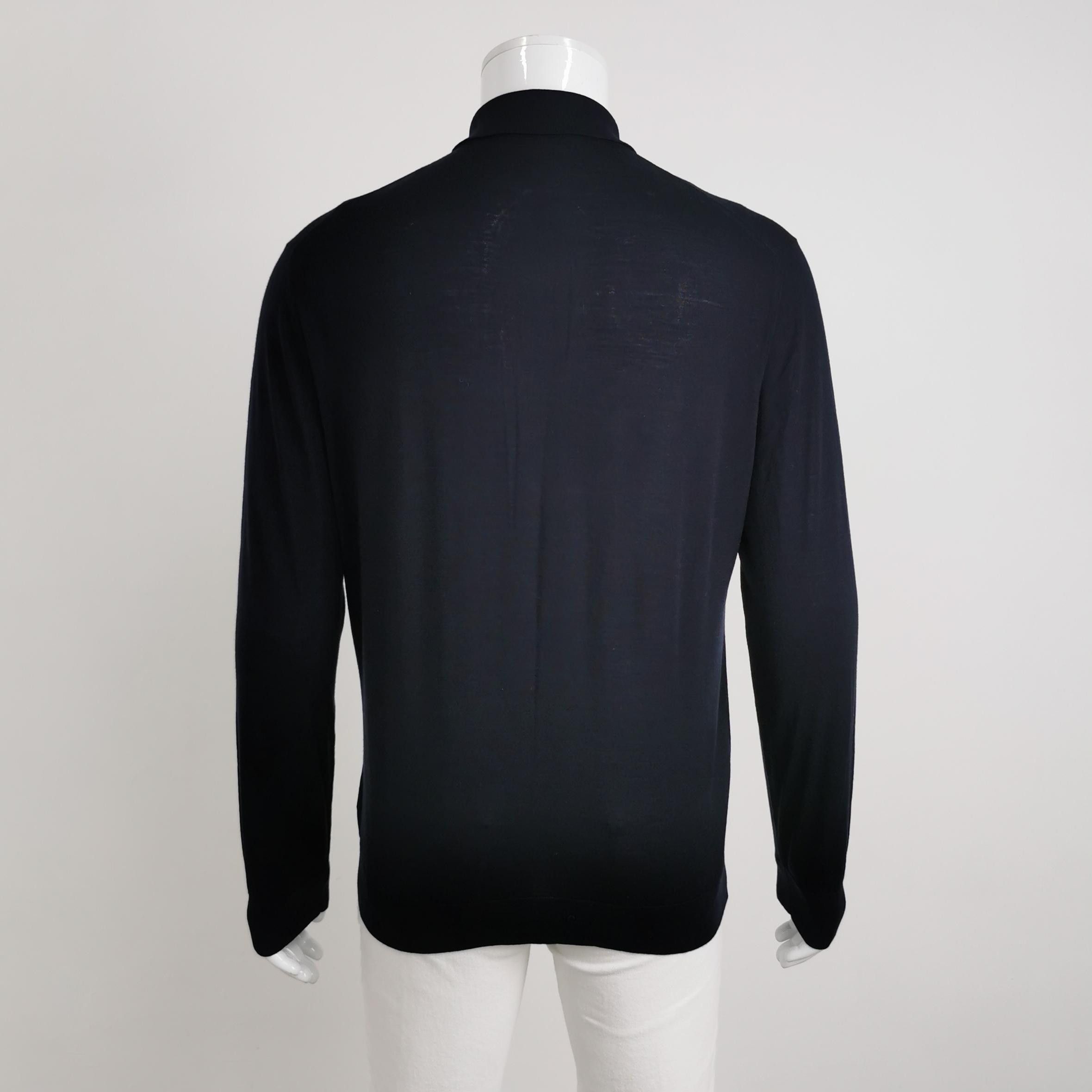 Ermenegildo Zegna Ermenegildo Zegna High Performance Wool Sweater EU 54 Size US L / EU 52-54 / 3 - 2 Thumbnail