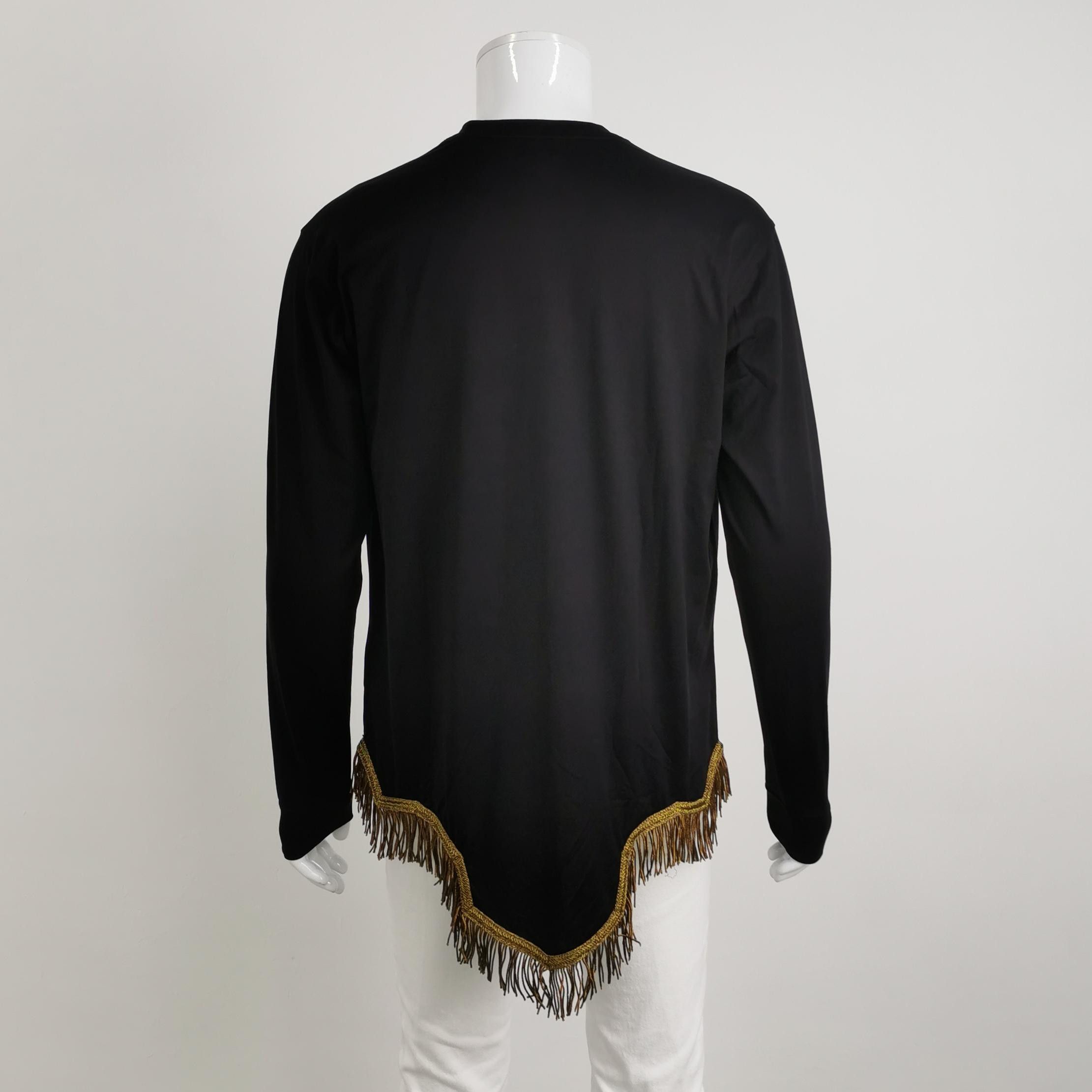 Burberry Burberry Fringe Hem Long Sleeve T-Shirt XS Size US XS / EU 42 / 0 - 2 Thumbnail