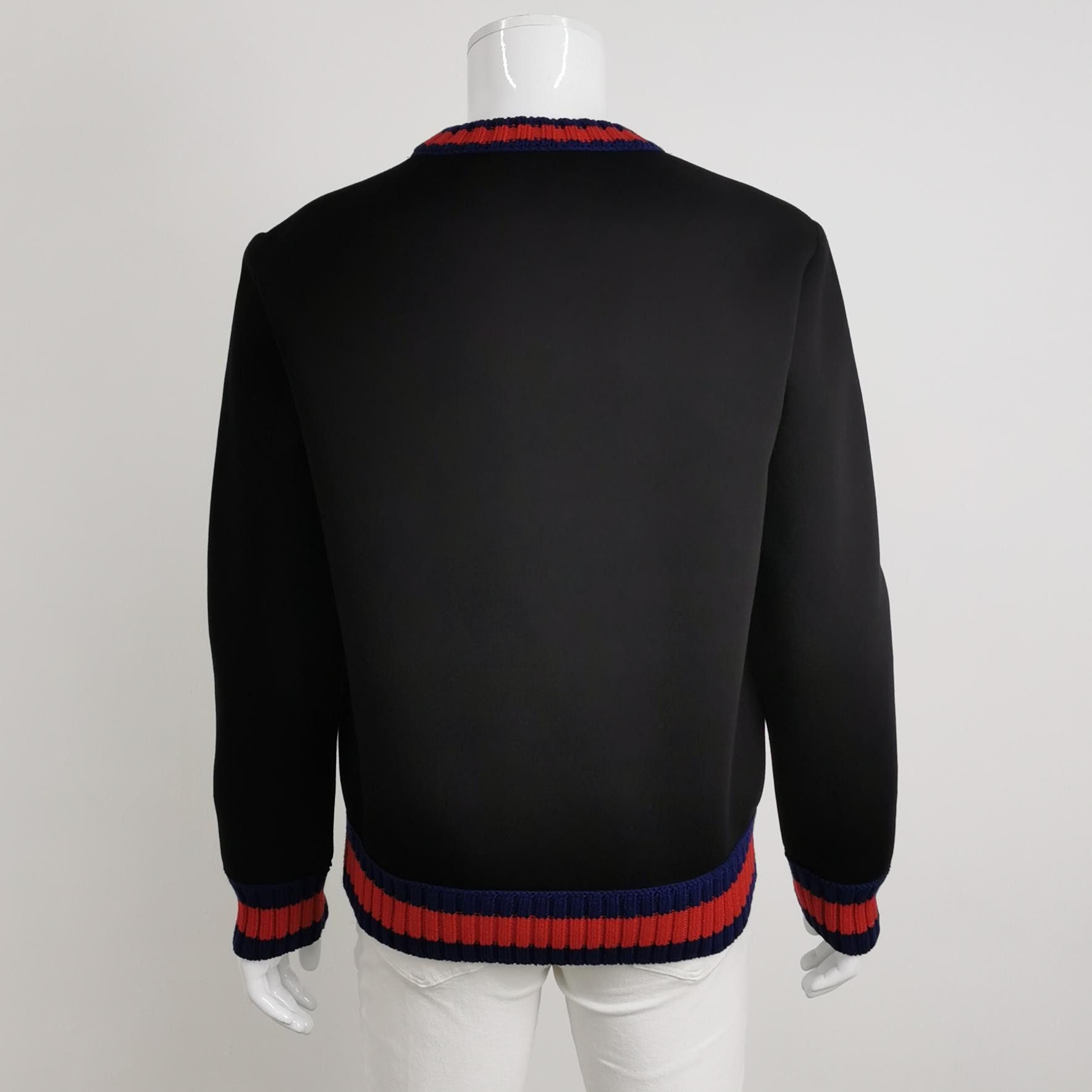 Gucci Gucci Diamond GG Web Stripe Sweatshirt L Size US L / EU 52-54 / 3 - 2 Thumbnail