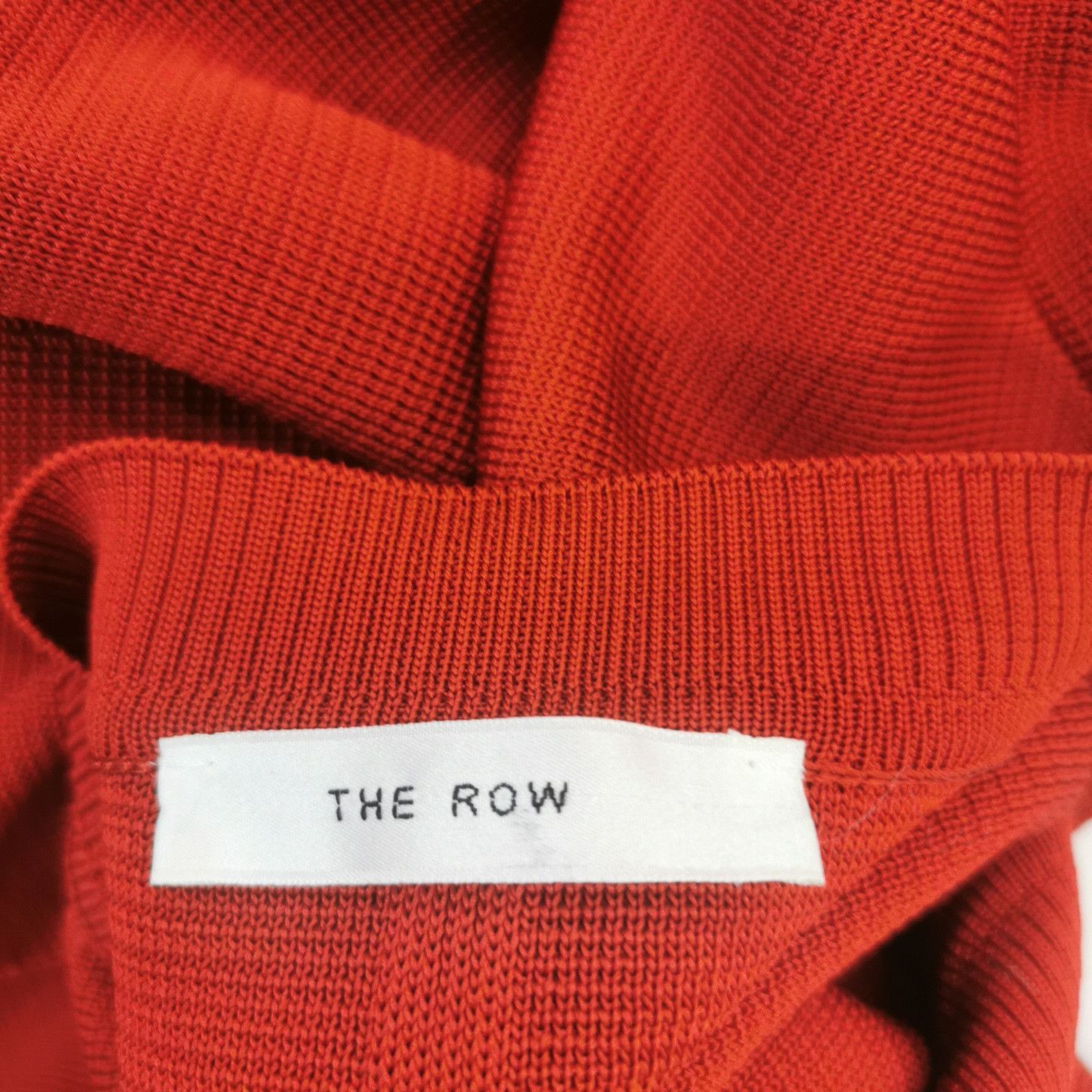 The Row The Row Red Viscose Short Sleeve Sweater Size M Size US M / EU 48-50 / 2 - 3 Thumbnail