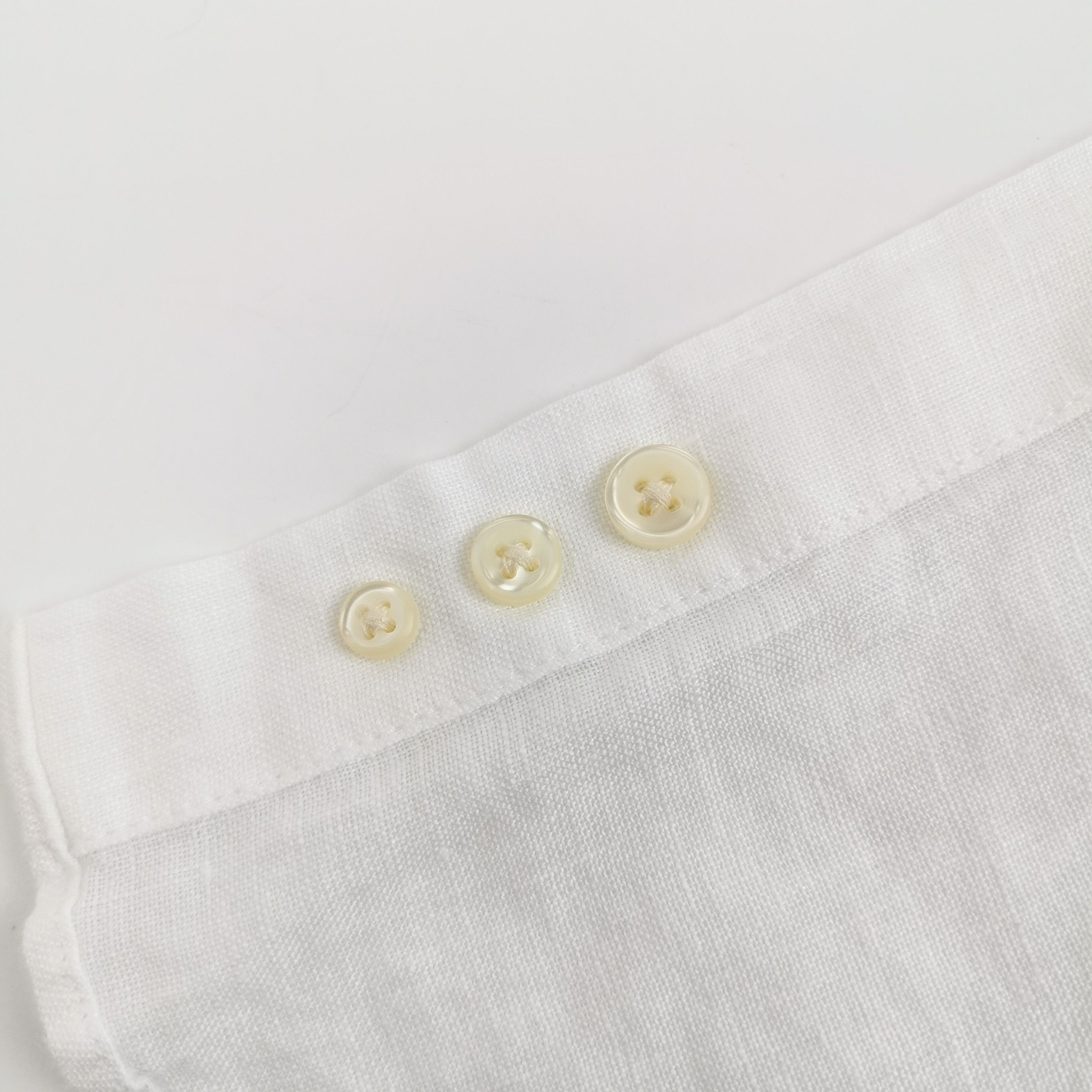 Polo Ralph Lauren Polo Ralph Lauren White Linen Shirt XS Size US XS / EU 42 / 0 - 5 Thumbnail