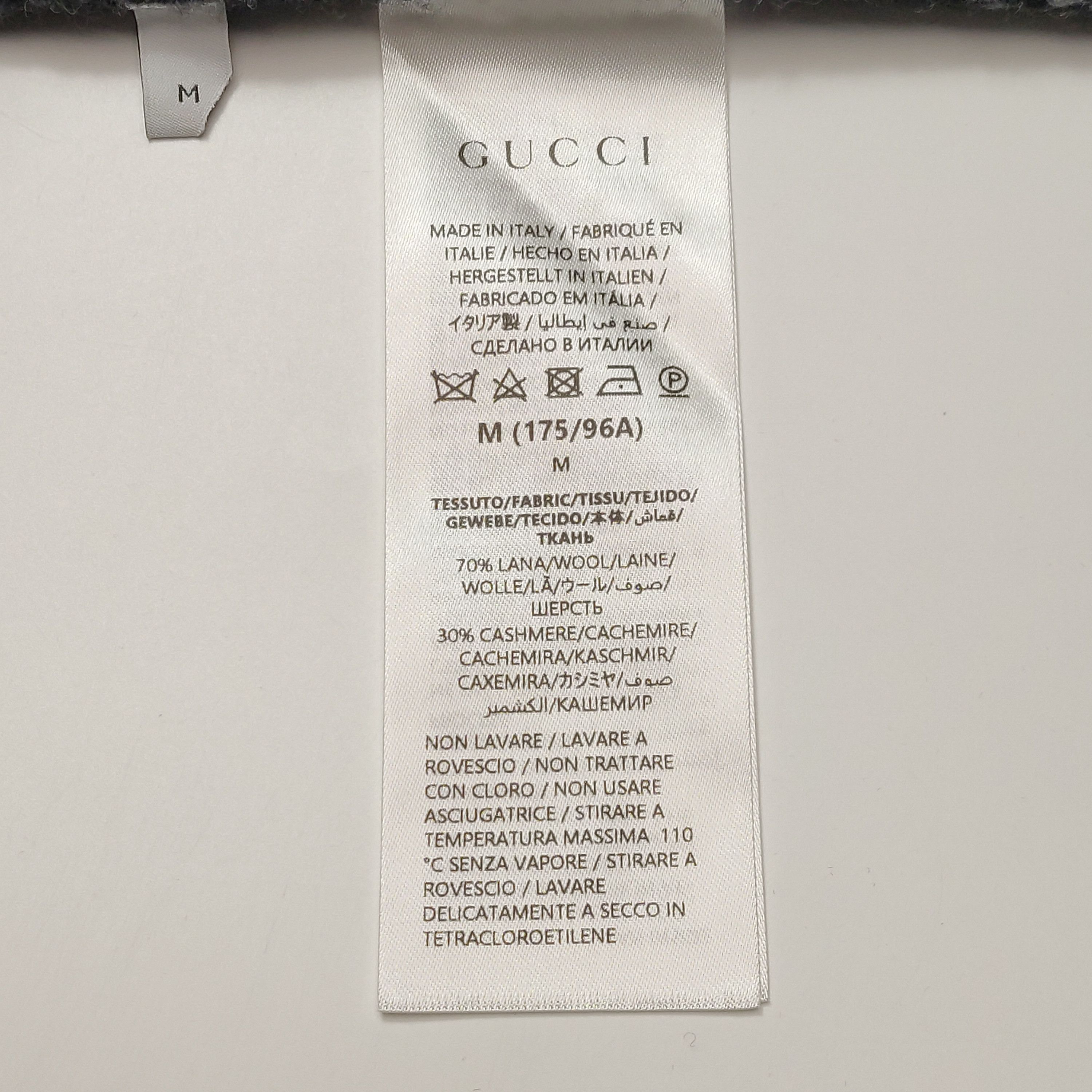 Gucci Gucci GG Monogram Gradient Cashmere Sweater M Size US M / EU 48-50 / 2 - 6 Thumbnail
