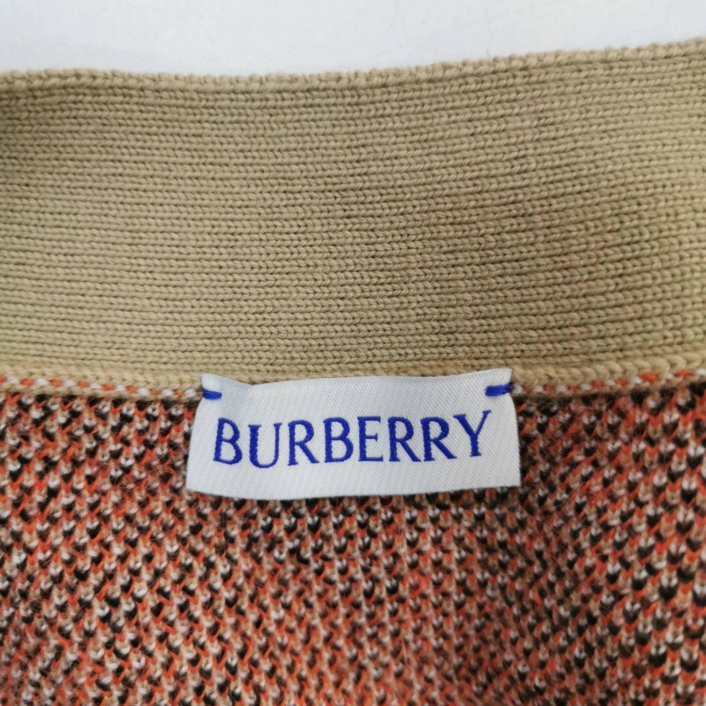 Burberry Burberry Checked Wool Mohair Cardigan S Size US S / EU 44-46 / 1 - 5 Thumbnail