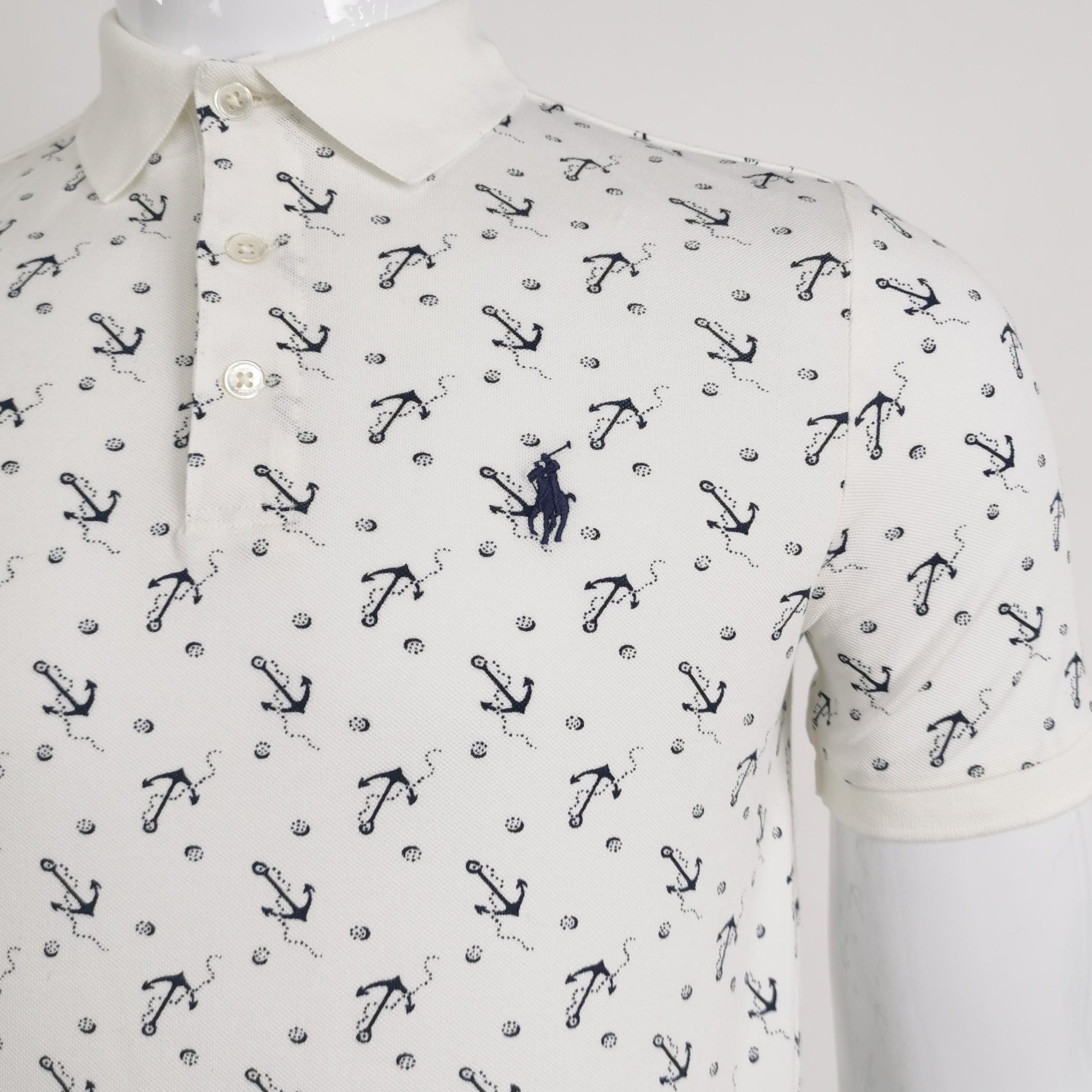 Polo Ralph Lauren Polo Ralph Lauren Anchor Print Polo Shirt XS Size US XS / EU 42 / 0 - 3 Thumbnail