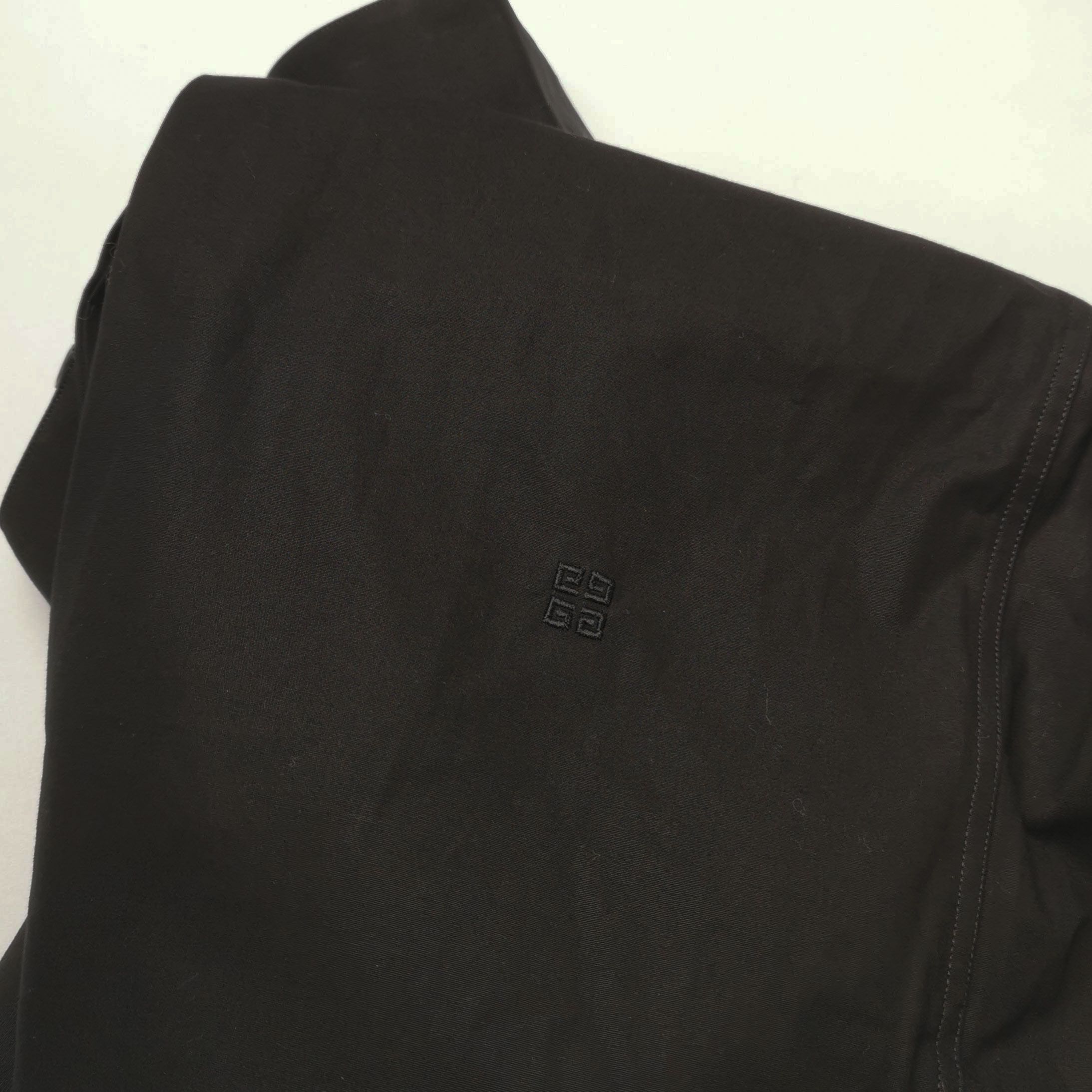 Givenchy Givenchy Black Embroidered Logo Shirt 38 Size US S / EU 44-46 / 1 - 3 Thumbnail