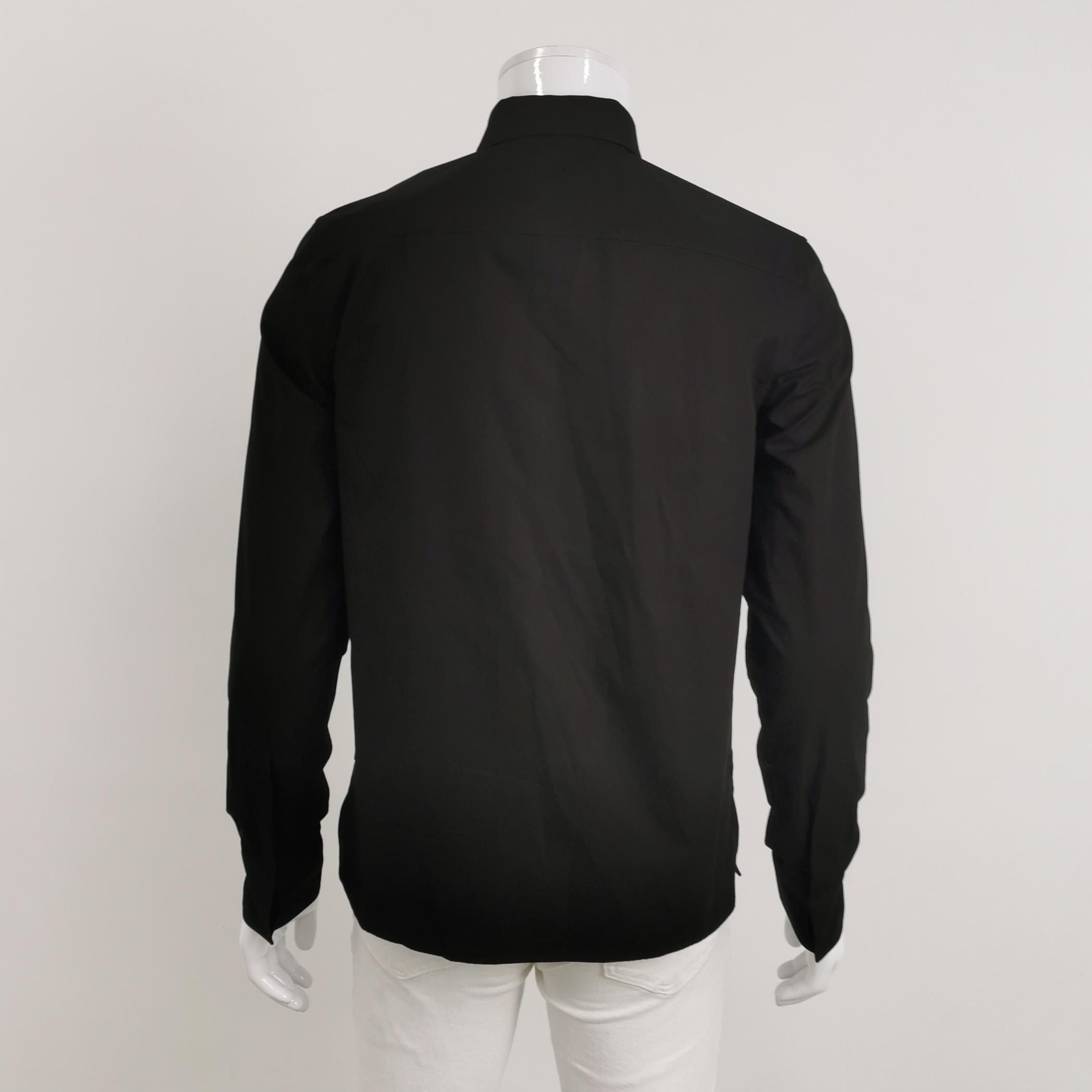 Givenchy Givenchy Black Embroidered Logo Shirt 38 Size US S / EU 44-46 / 1 - 2 Thumbnail