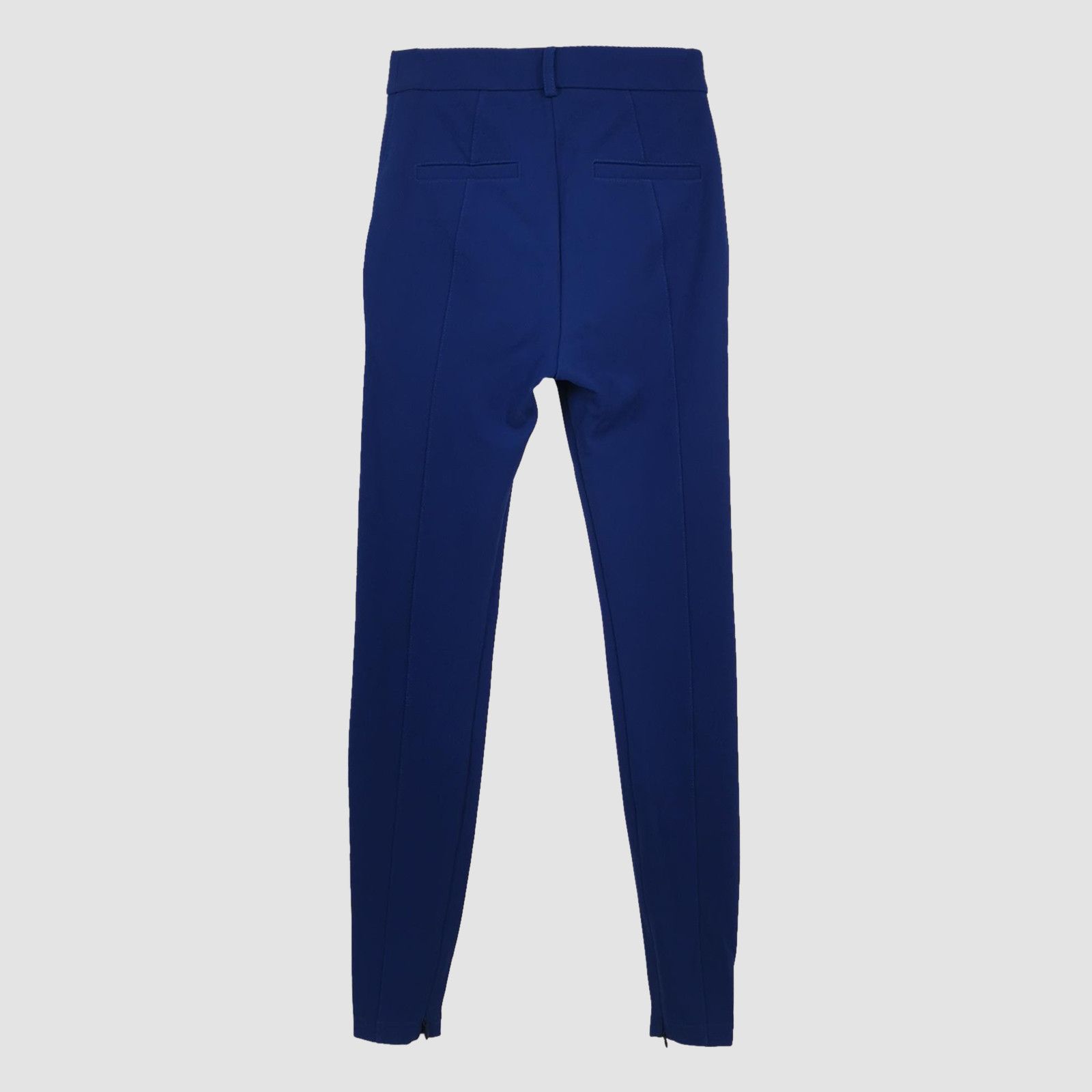 Burberry Burberry Blue Solid Trousers US 0 Size 24" / US 00 / IT 34 - 2 Thumbnail