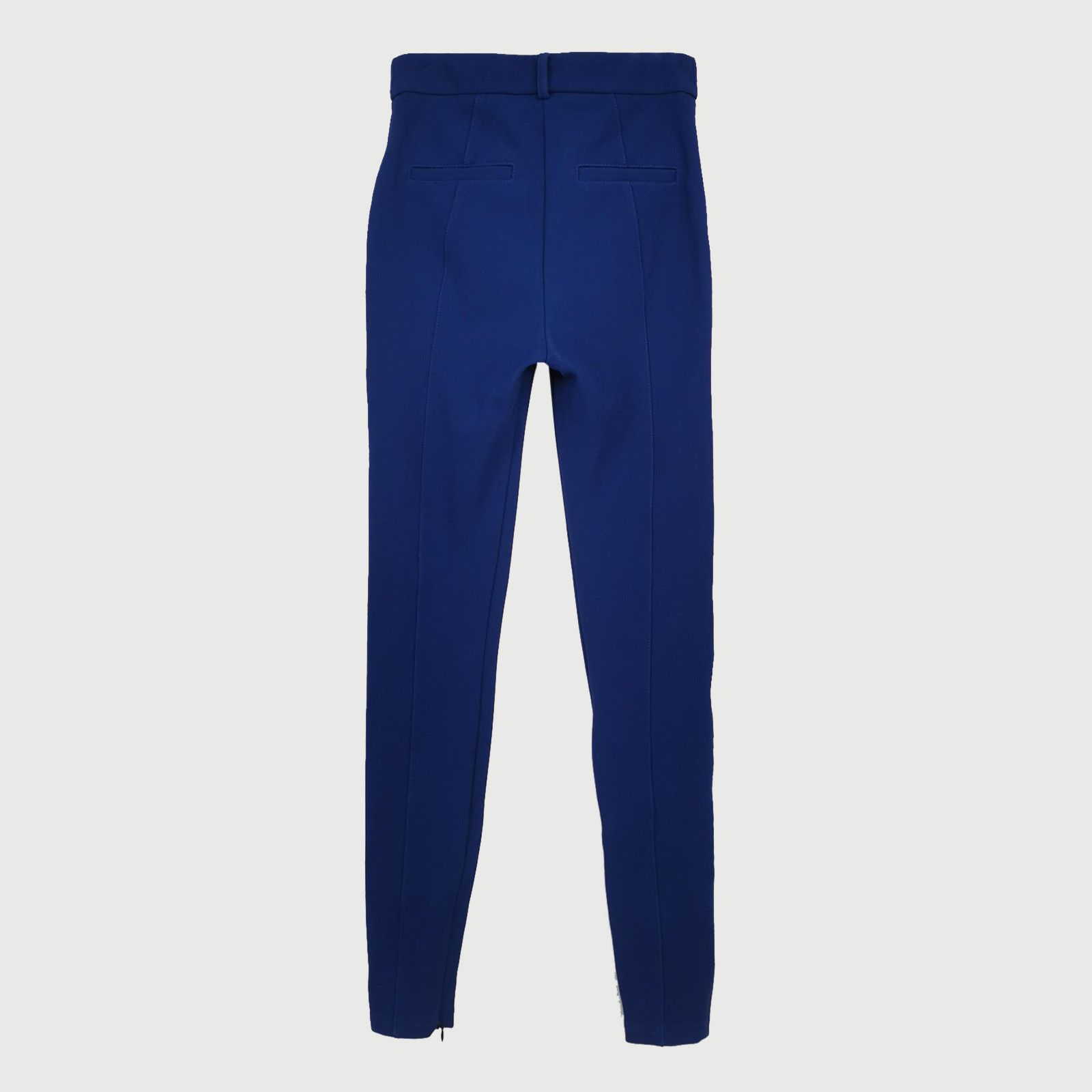 Burberry Burberry Blue Zip-Hem Trousers IT 34 Size 24" / US 00 / IT 34 - 2 Thumbnail