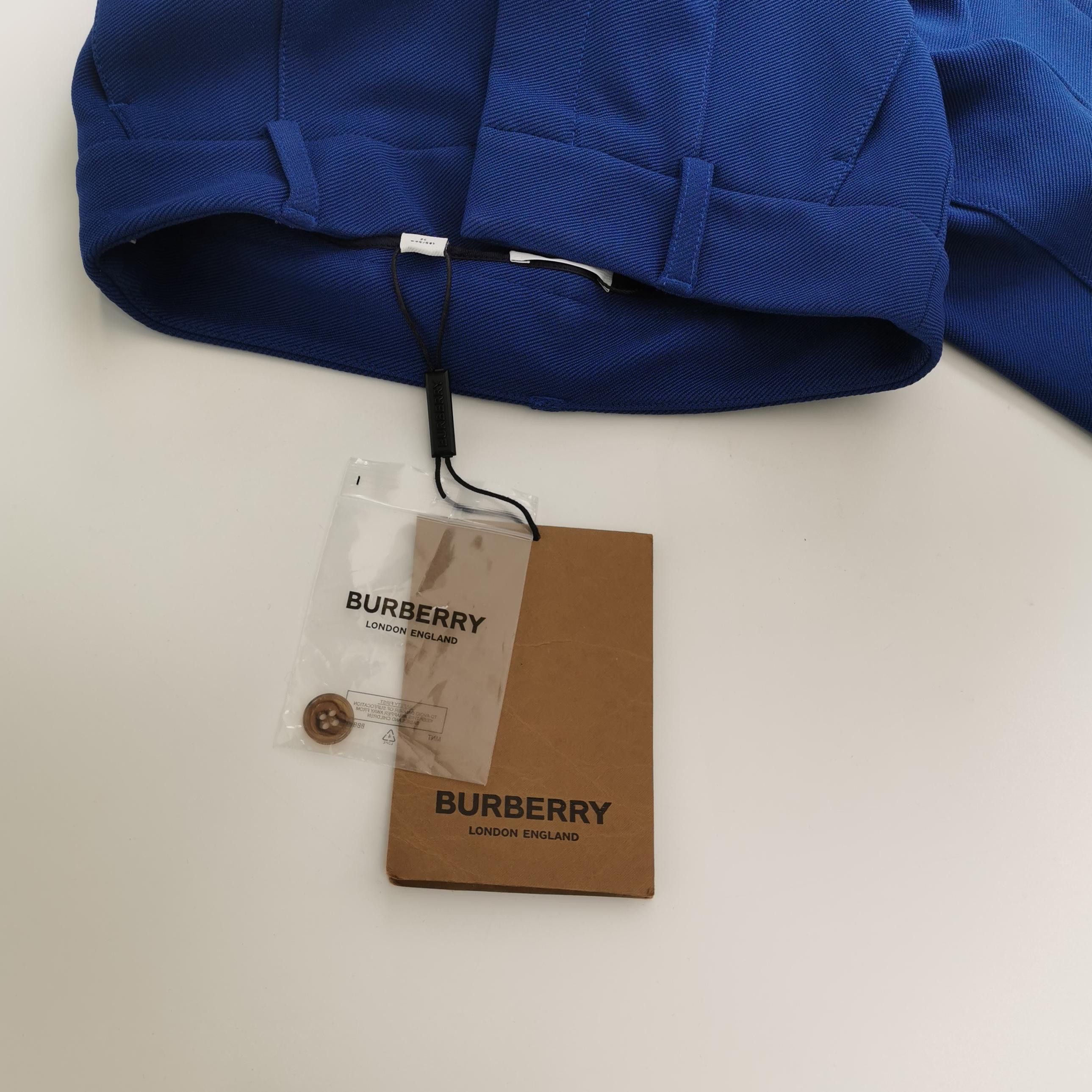 Burberry Burberry Blue Zip-Hem Trousers IT 34 Size 24" / US 00 / IT 34 - 4 Thumbnail
