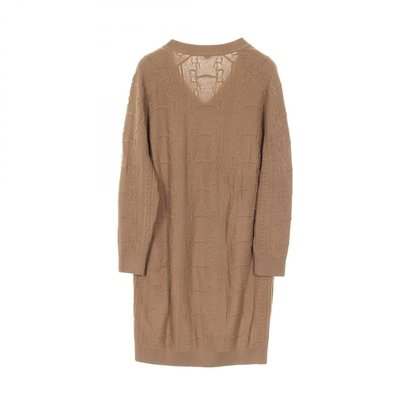 Hermes Hermes Hermes Chaine d Ancre Wool Cashmere Dress Textile Dresses DUTY FREE for USA Size ONE SIZE - 2 Thumbnail