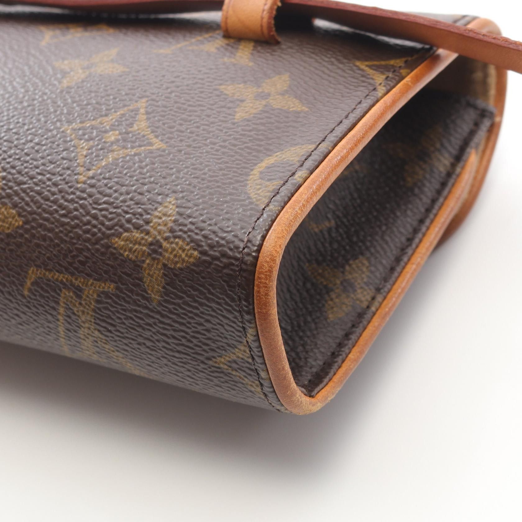 Louis Vuitton Louis Vuitton Louis Vuitton Pochette Florentine Monogram waist bag Textile Belt Bag M51855 DUTY FREE for USA Size ONE SIZE - 9 Thumbnail