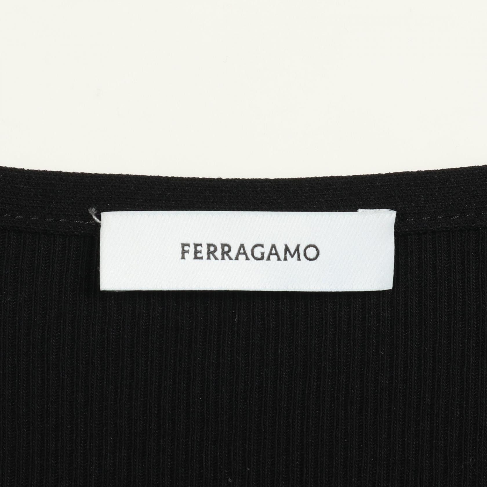 Salvatore Ferragamo Salvatore Ferragamo Salvatore Ferragamo Cotton Top Ensemble Textile Tops DUTY FREE for USA Size ONE SIZE - 4 Thumbnail