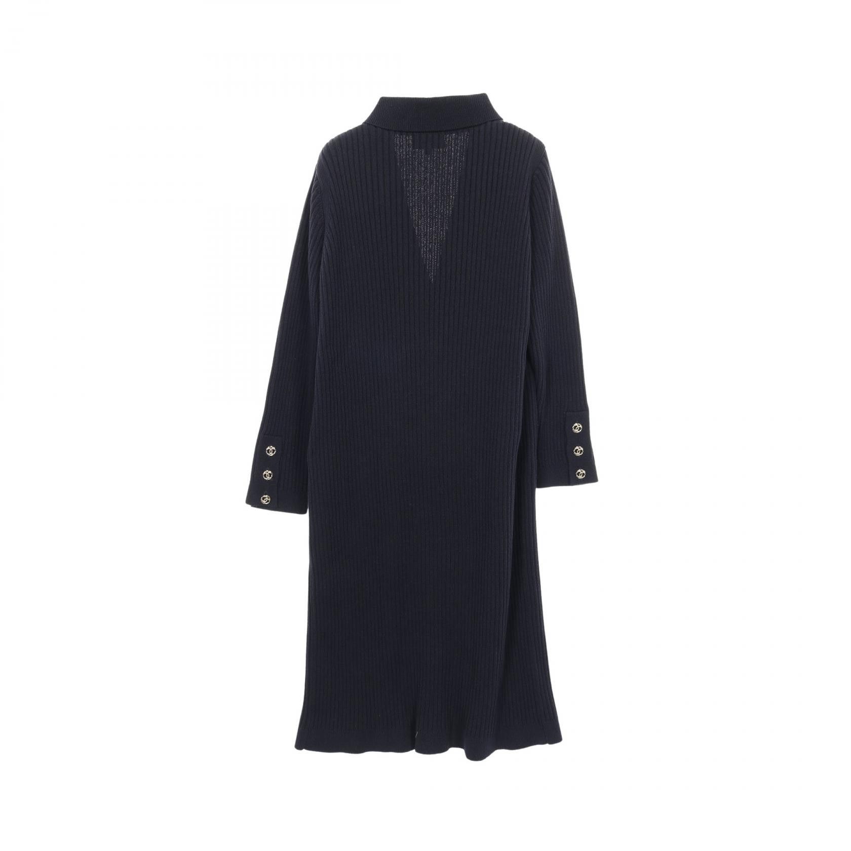 Chanel Chanel Chanel Coco Mark Button Cotton Cardigan Textile Tops DUTY FREE for USA Size ONE SIZE - 2 Thumbnail