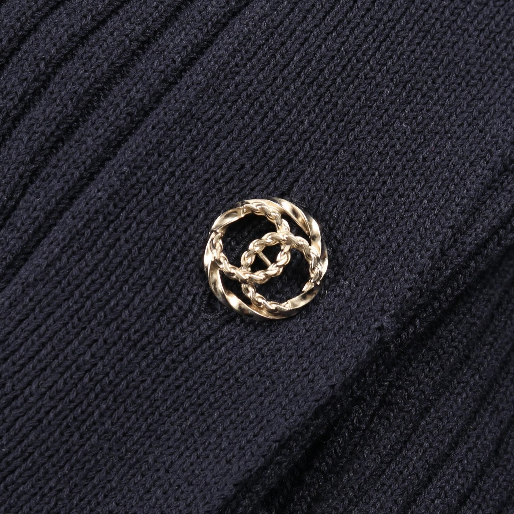 Chanel Chanel Chanel Coco Mark Button Cotton Cardigan Textile Tops DUTY FREE for USA Size ONE SIZE - 10 Thumbnail