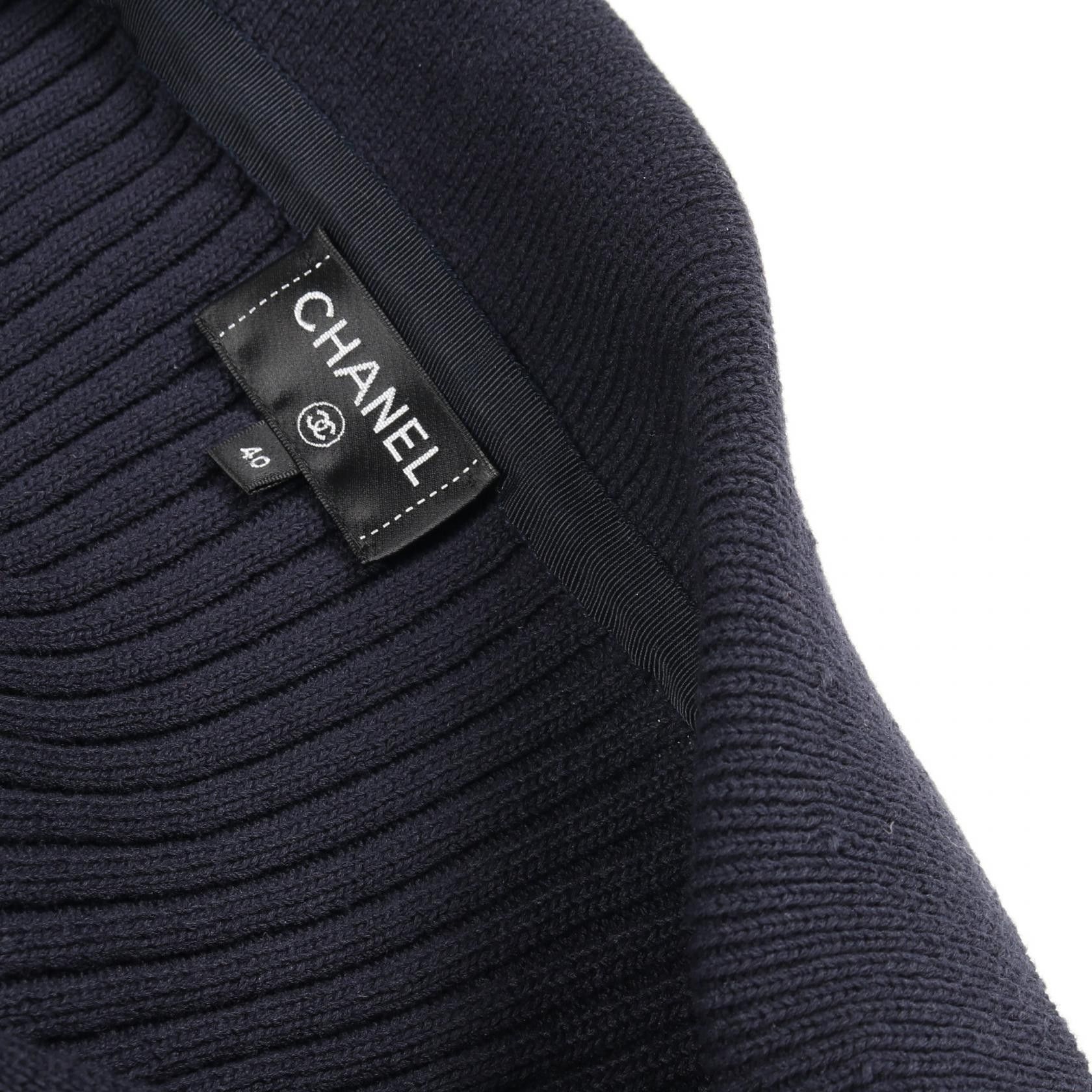 Chanel Chanel Chanel Coco Mark Button Cotton Cardigan Textile Tops DUTY FREE for USA Size ONE SIZE - 8 Thumbnail