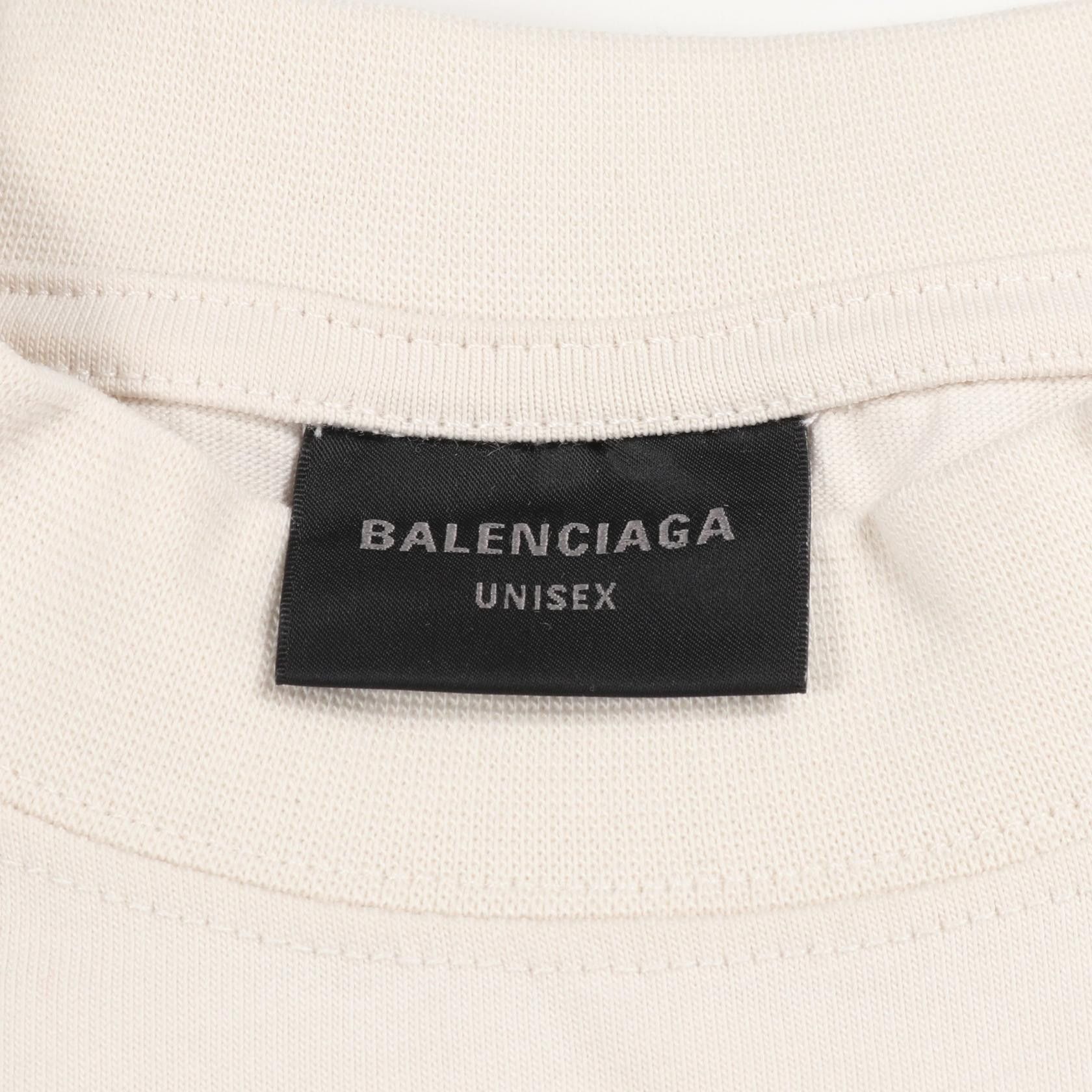 Balenciaga Balenciaga Balenciaga Political Stencil Cotton Top Textile T-Shirts 764235 DUTY FREE for USA Size ONE SIZE - 3 Thumbnail