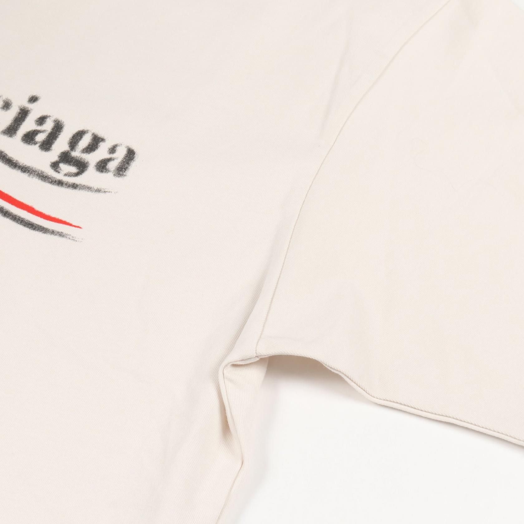 Balenciaga Balenciaga Balenciaga Political Stencil Cotton Top Textile T-Shirts 764235 DUTY FREE for USA Size ONE SIZE - 7 Thumbnail