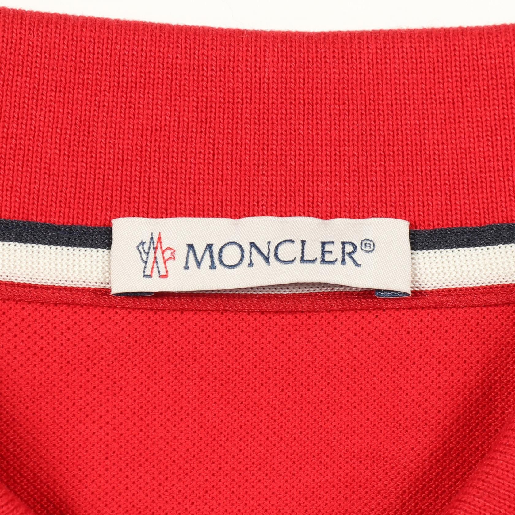 Moncler Moncler Moncler Cotton Polo Shirt Textile Tops 8A73300 DUTY FREE for USA Size ONE SIZE - 3 Thumbnail