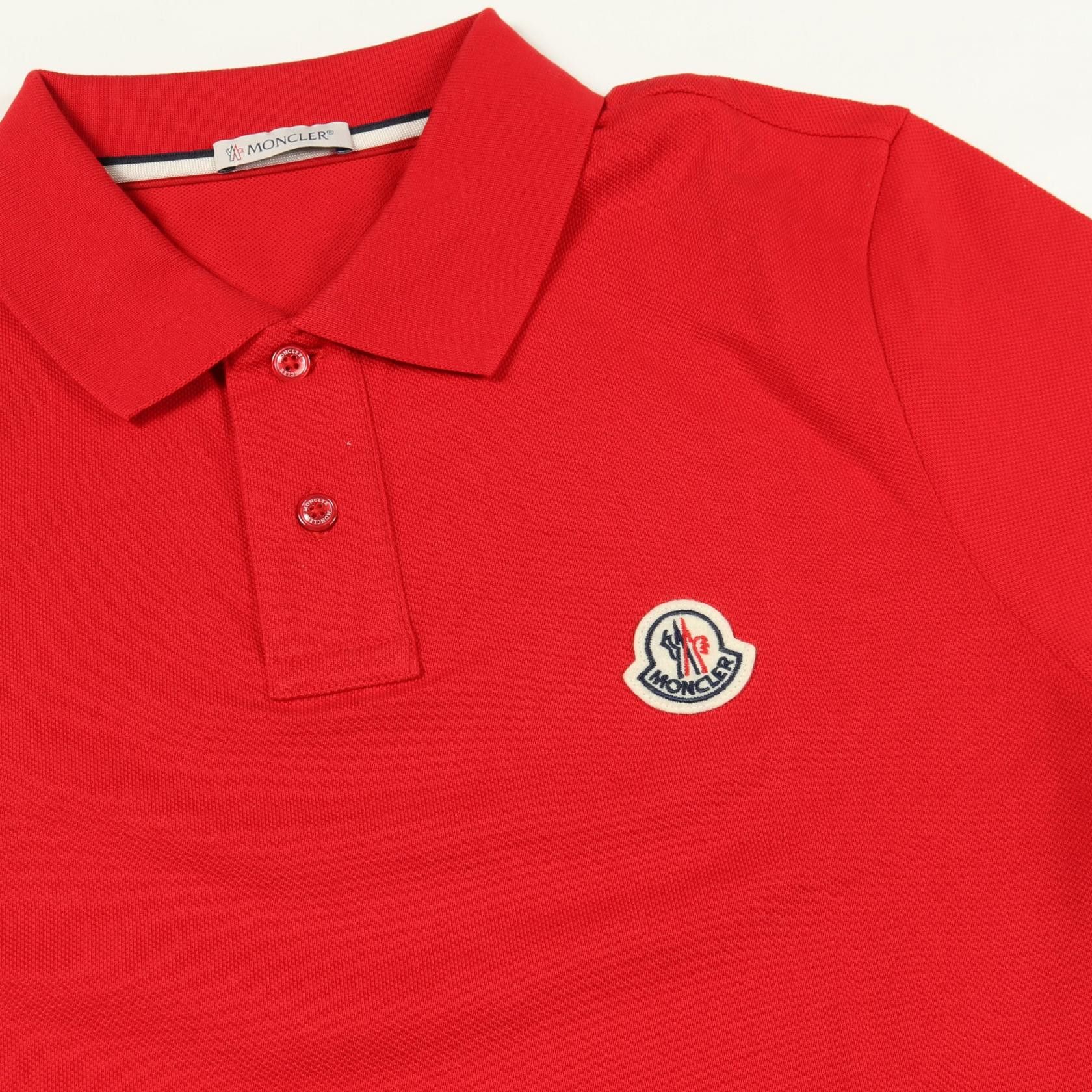 Moncler Moncler Moncler Cotton Polo Shirt Textile Tops 8A73300 DUTY FREE for USA Size ONE SIZE - 5 Thumbnail