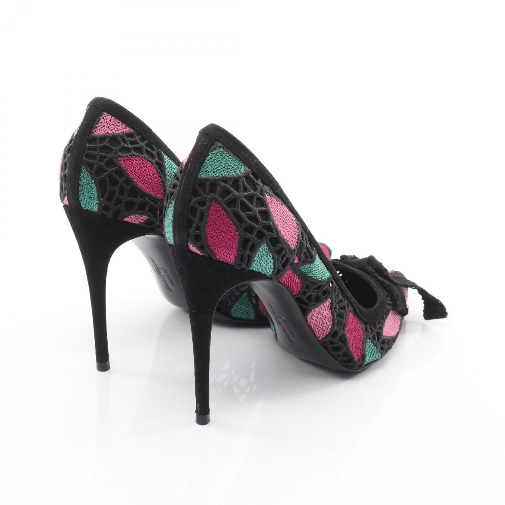 Salvatore Ferragamo Salvatore Ferragamo Salvatore Ferragamo Fabric Pumps Textile Shoes FE3506 DUTY FREE for USA Size ONE SIZE - 2 Thumbnail
