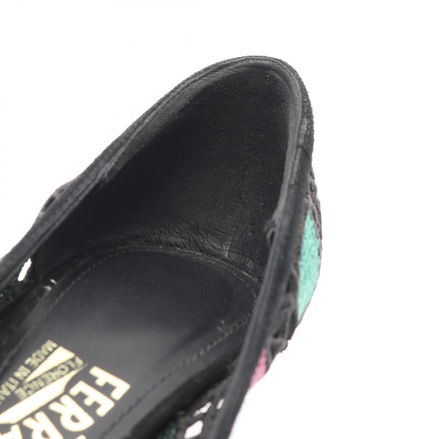 Salvatore Ferragamo Salvatore Ferragamo Salvatore Ferragamo Fabric Pumps Textile Shoes FE3506 DUTY FREE for USA Size ONE SIZE - 8 Thumbnail