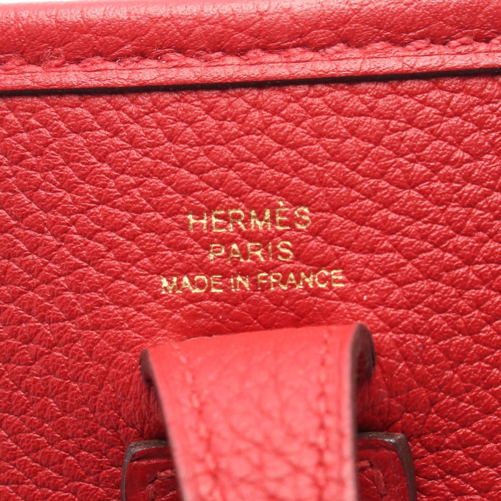 Hermes Hermes Hermes EvelyneTPM shoulder bag Leather Shoulder Bag Stamp D (2019) DUTY FREE for USA Size ONE SIZE - 5 Thumbnail