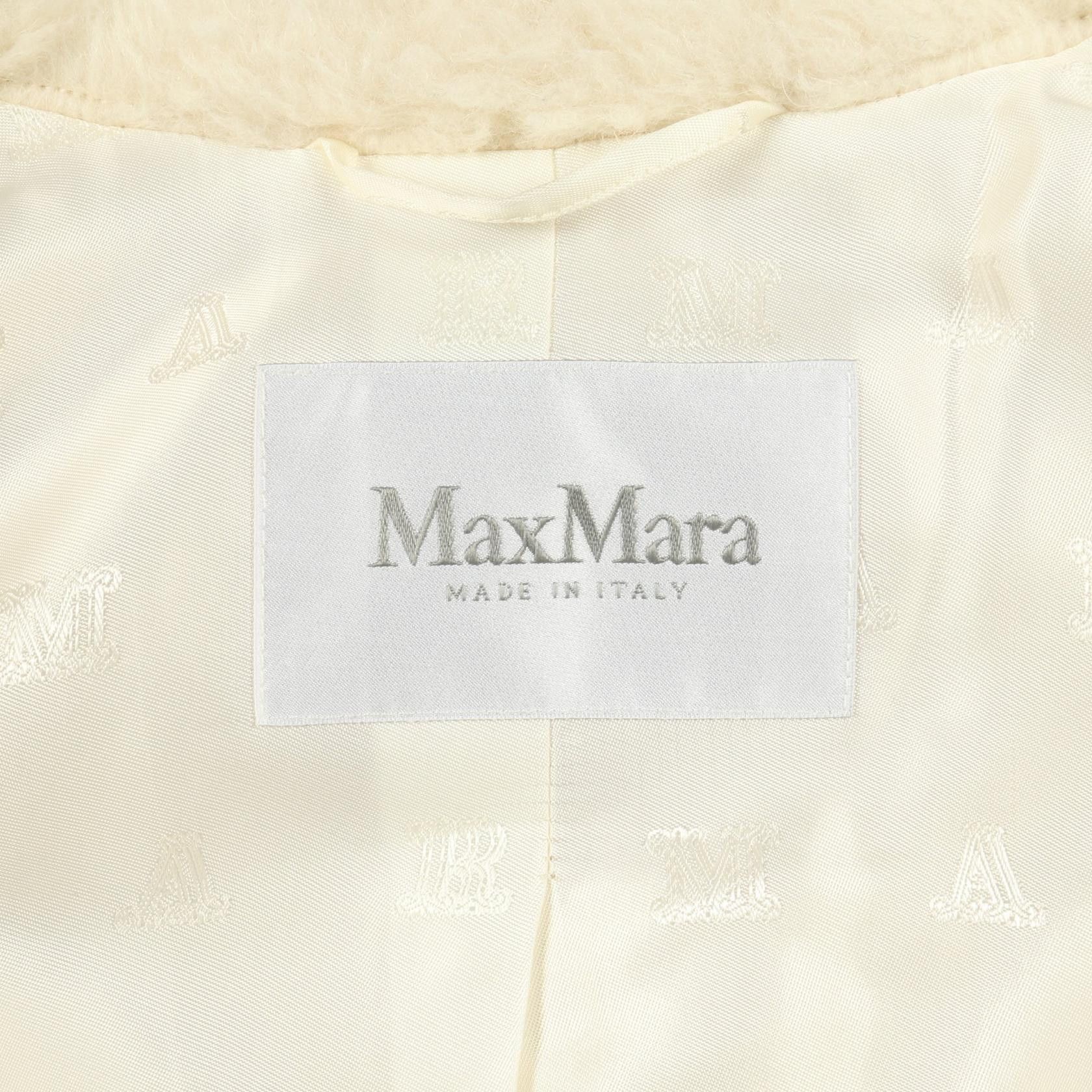 Max Mara Max Mara Max Mara TEDDY Teddy Bear Icon Wool Silk Alpaca Coat Textile Outerwear DUTY FREE for USA Size ONE SIZE - 3 Thumbnail