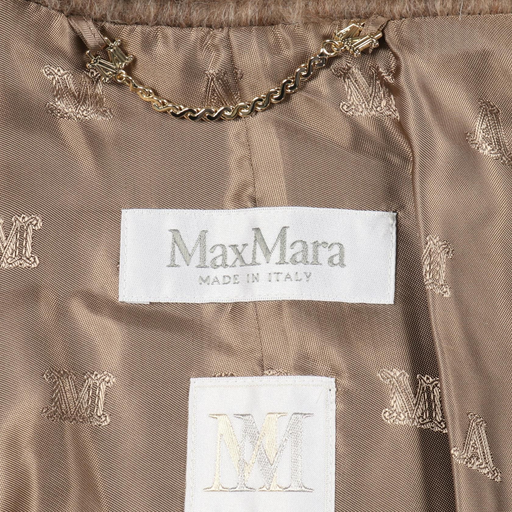 Max Mara Max Mara Max Mara Teddy Bear cashmere alpaca cape Textile Outerwear DUTY FREE for USA Size ONE SIZE - 3 Thumbnail
