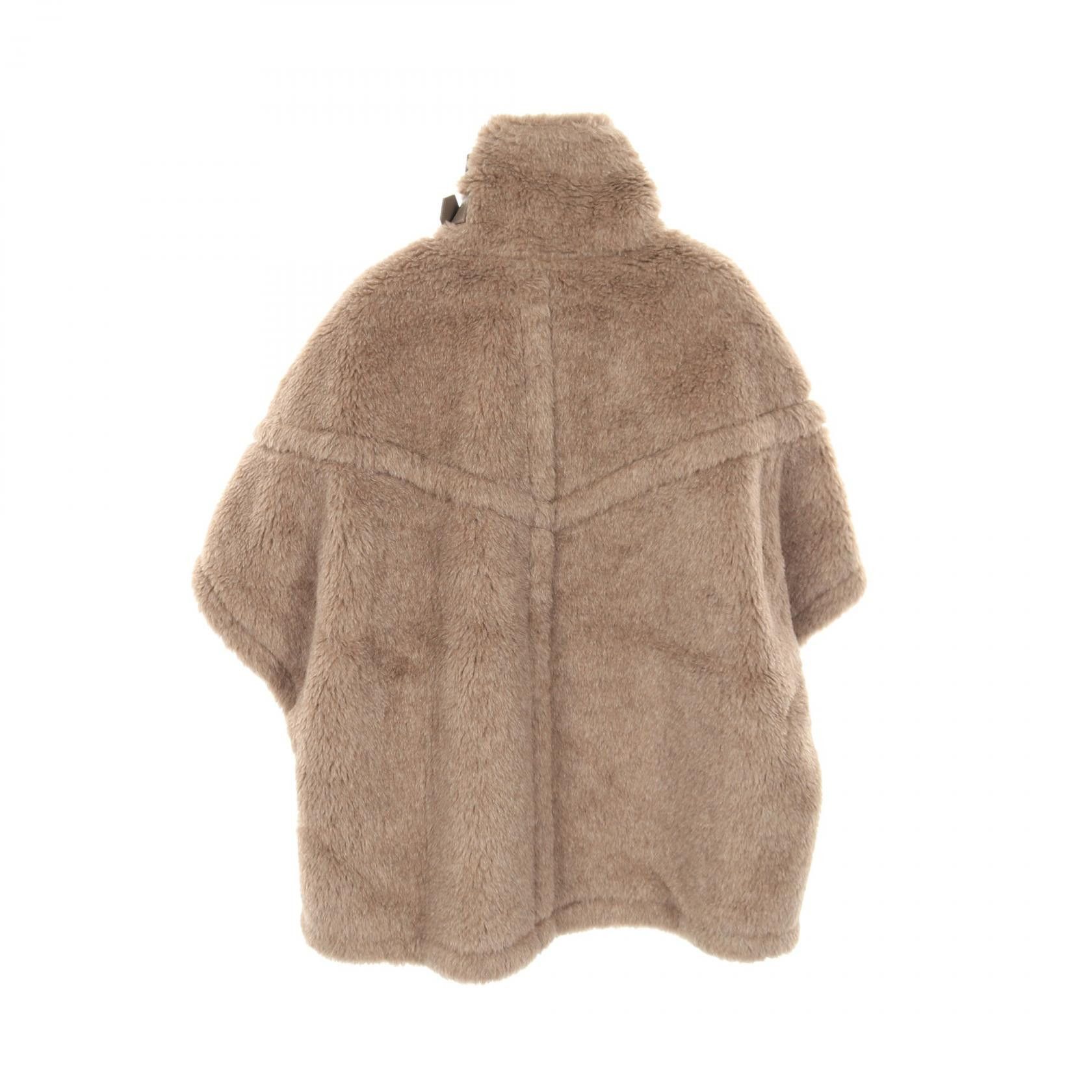 Max Mara Max Mara Max Mara Teddy Bear cashmere alpaca cape Textile Outerwear DUTY FREE for USA Size ONE SIZE - 2 Thumbnail